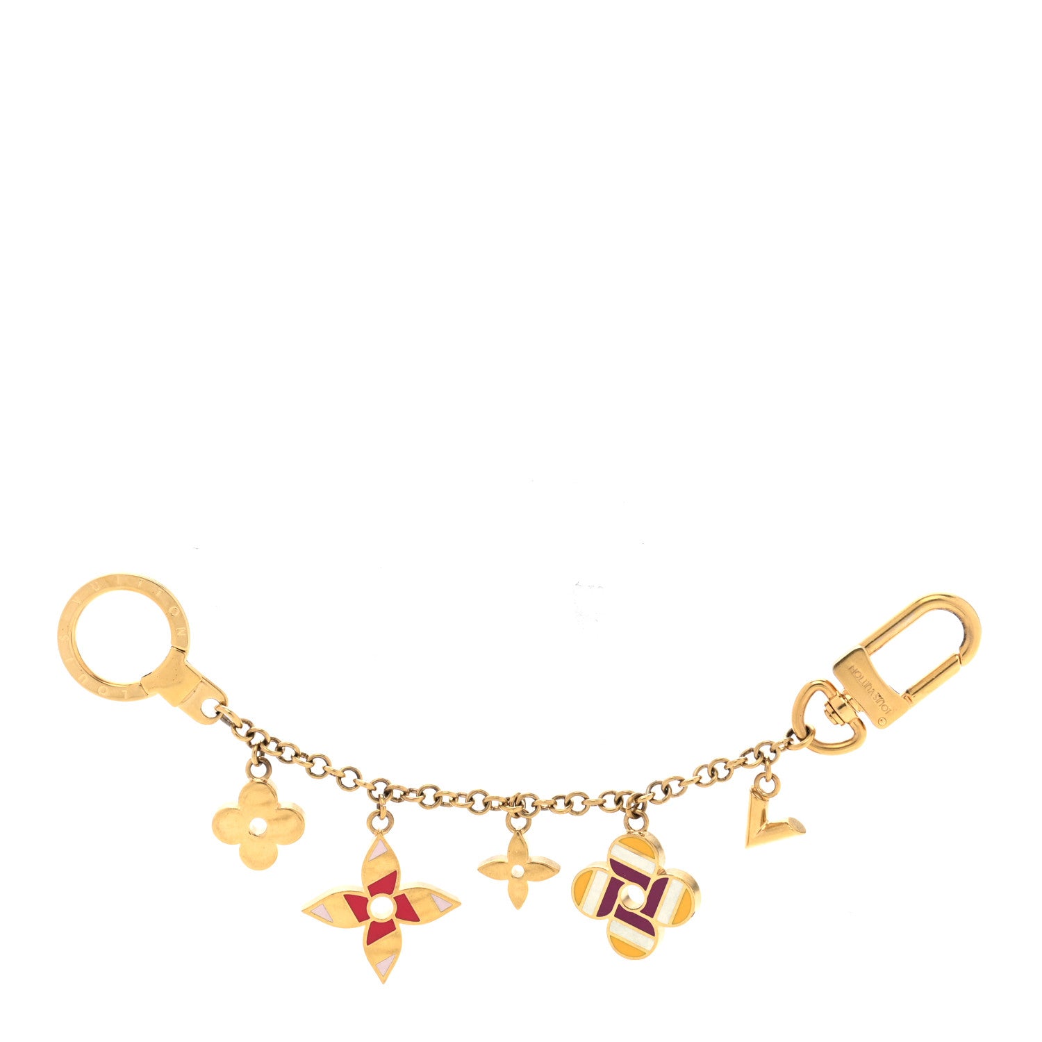 Louis Vuitton Pop Flower Key Chain Bag Charm 1 of 4