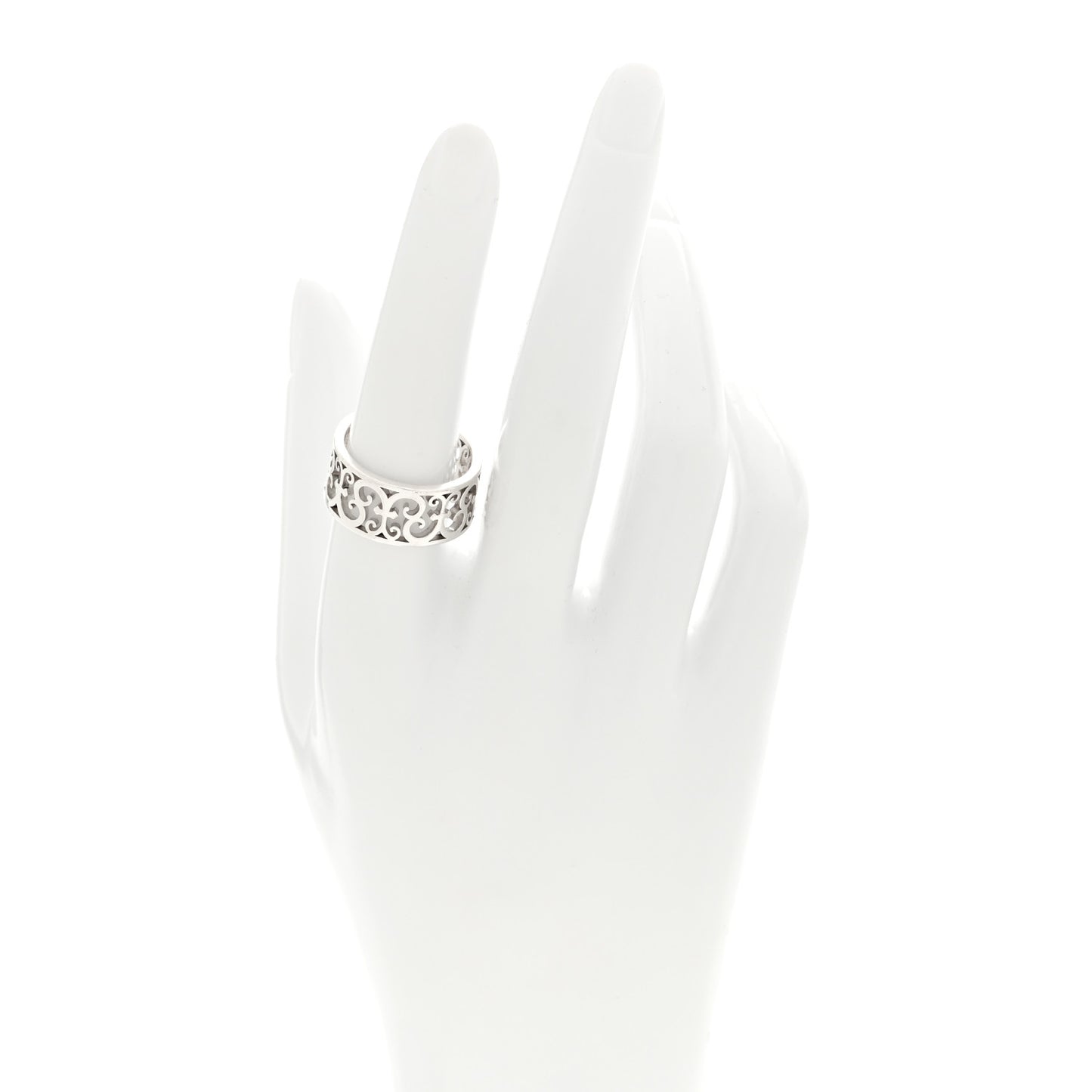 Sterling Silver Wide Enchant Ring 56 7.5