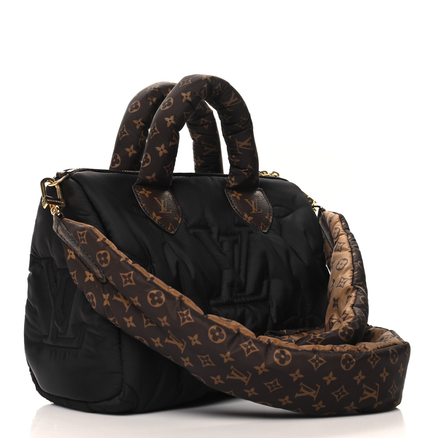 Louis Vuitton Econyl Mini Monogram Pillow Speedy Bandouliere 25 Black 3 of 9