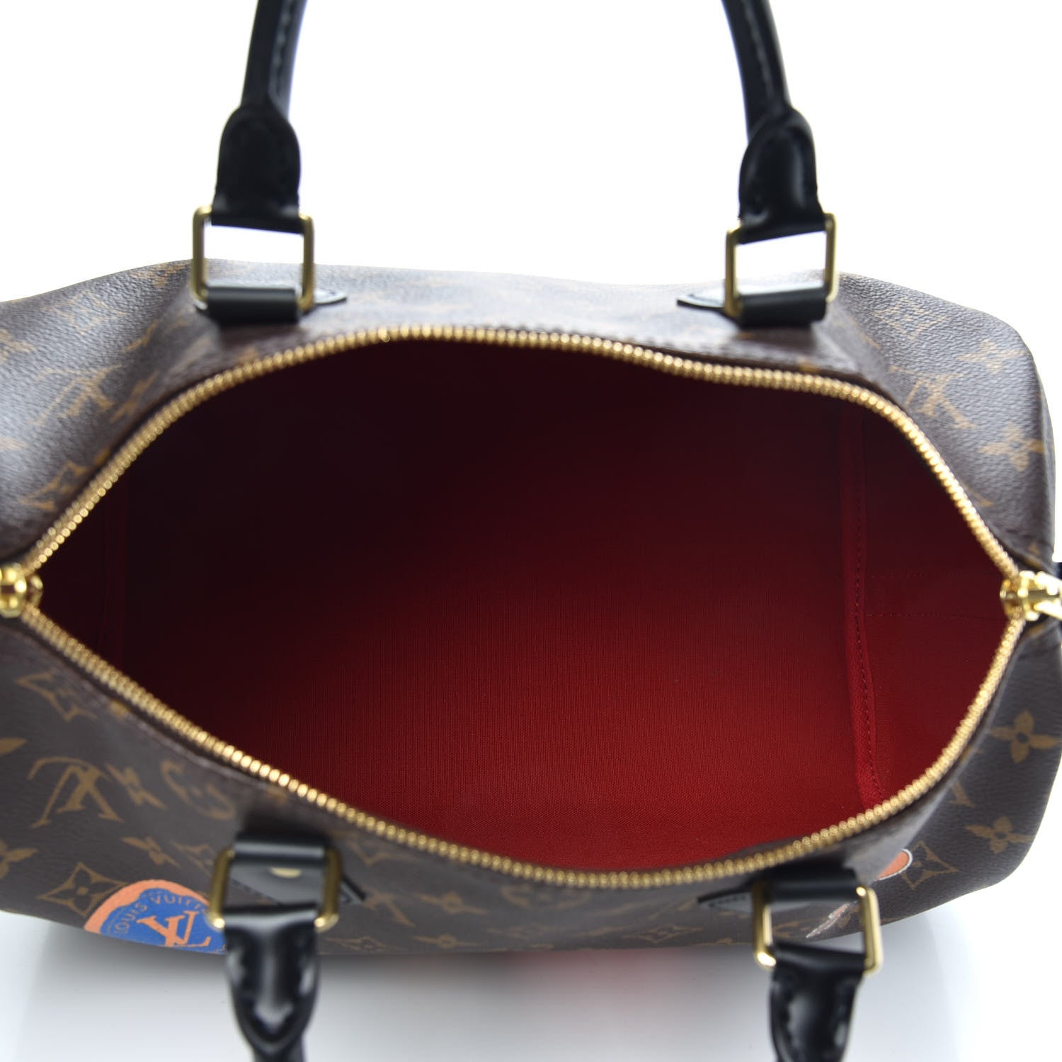 Louis Vuitton Monogram My World Tour Speedy Bandouliere 30 Black 5 of 10