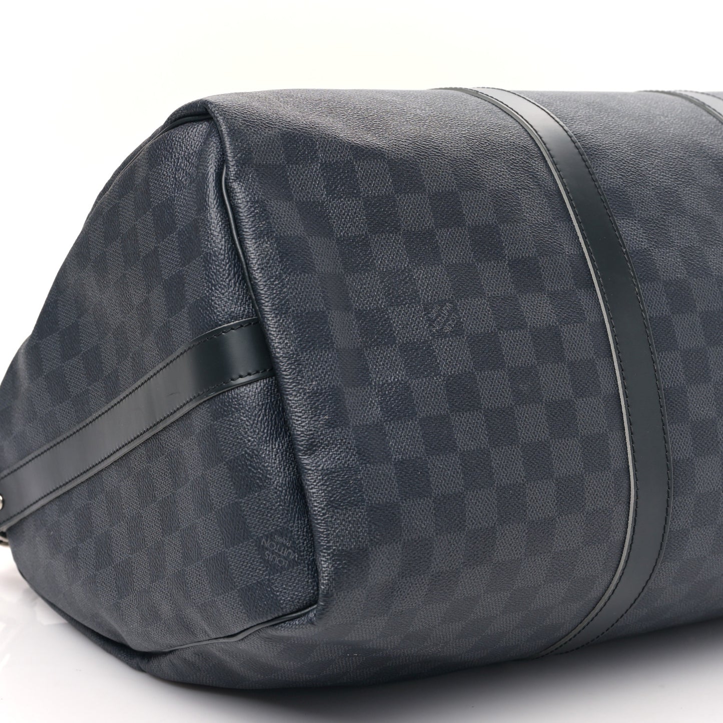 Damier Graphite Logo Keepall Bandouliere 50 Gris