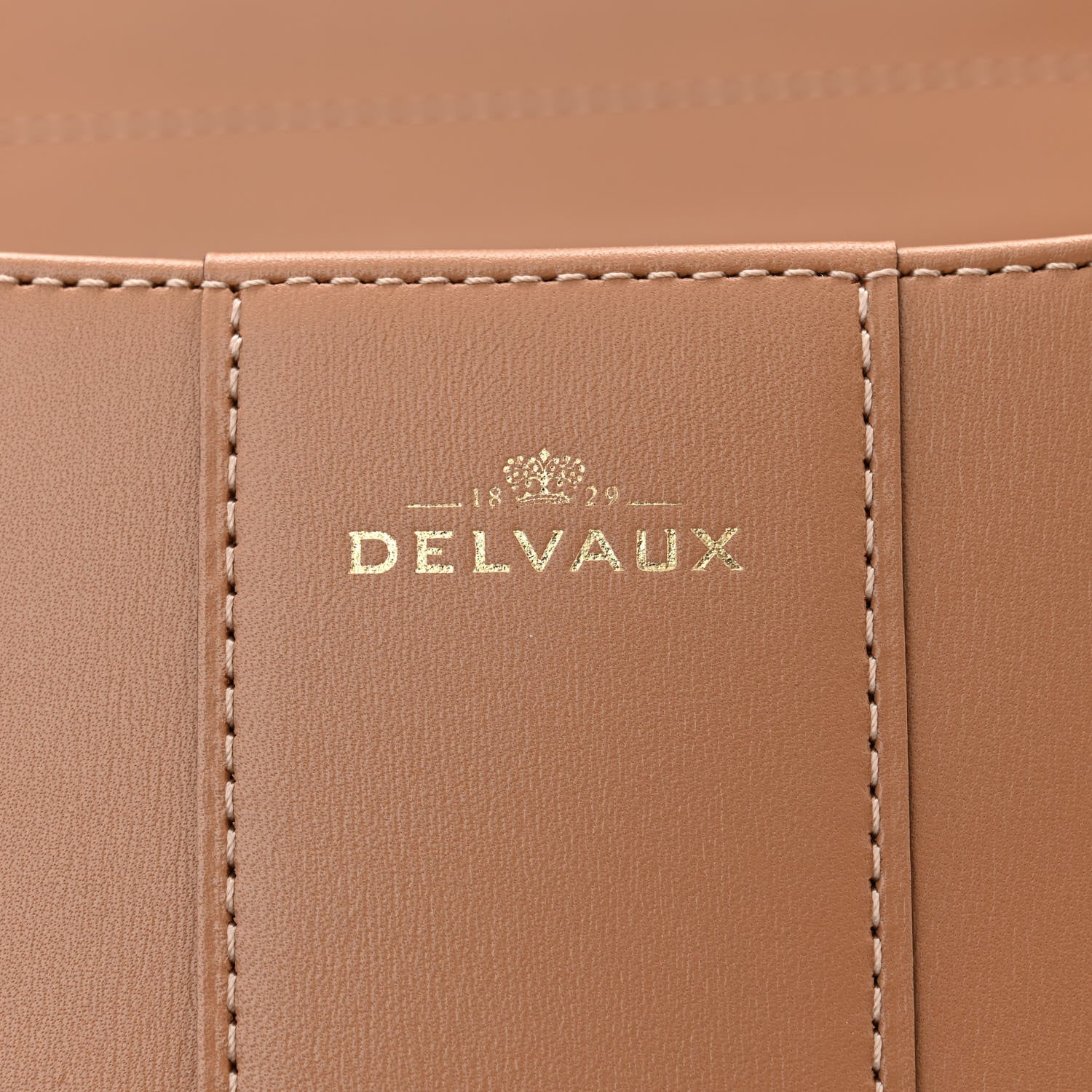 Delvaux Box Calfskin MM Brillant Satchel Tender Beige 6 of 10