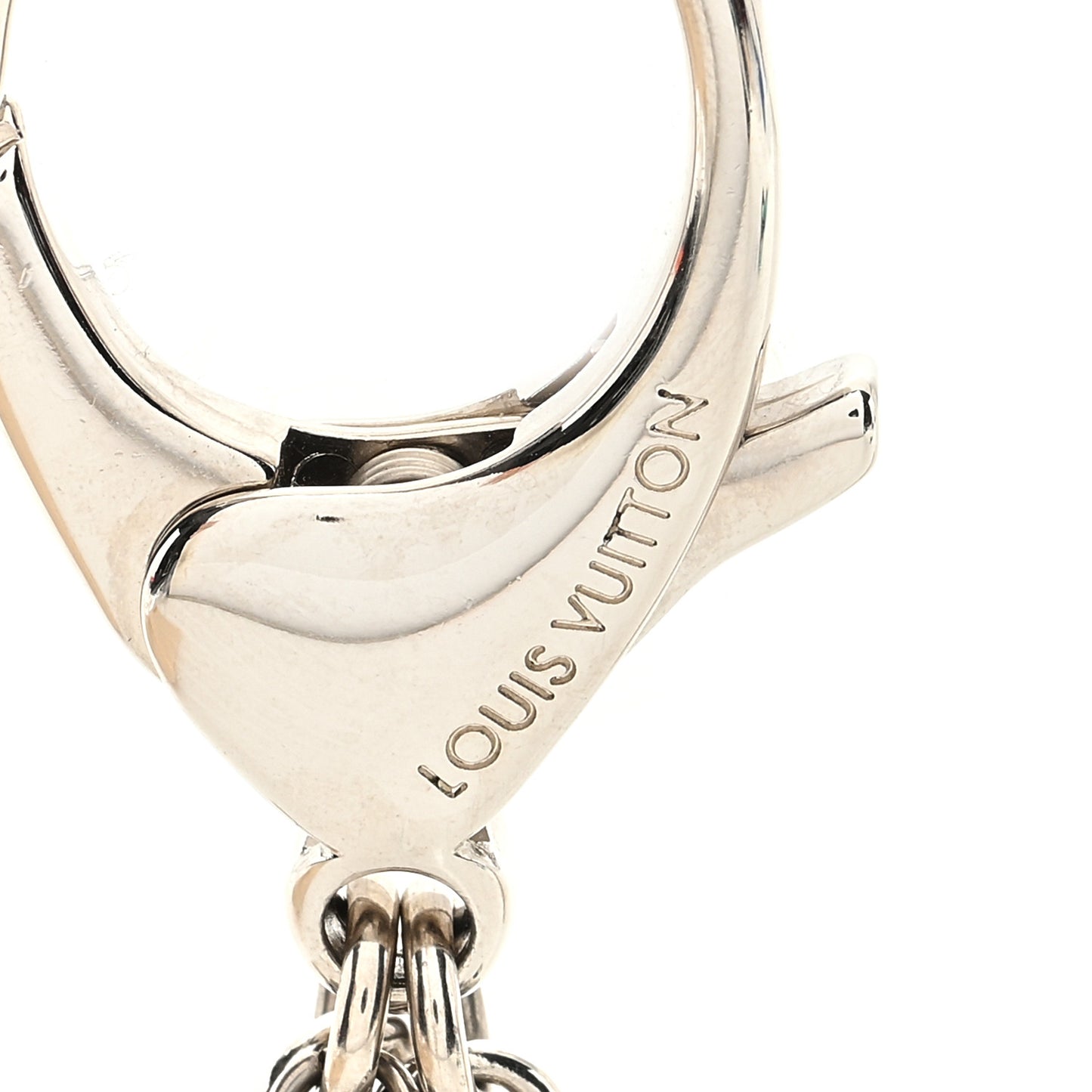 Fleur d Epi Bag Charm Key Holder Black