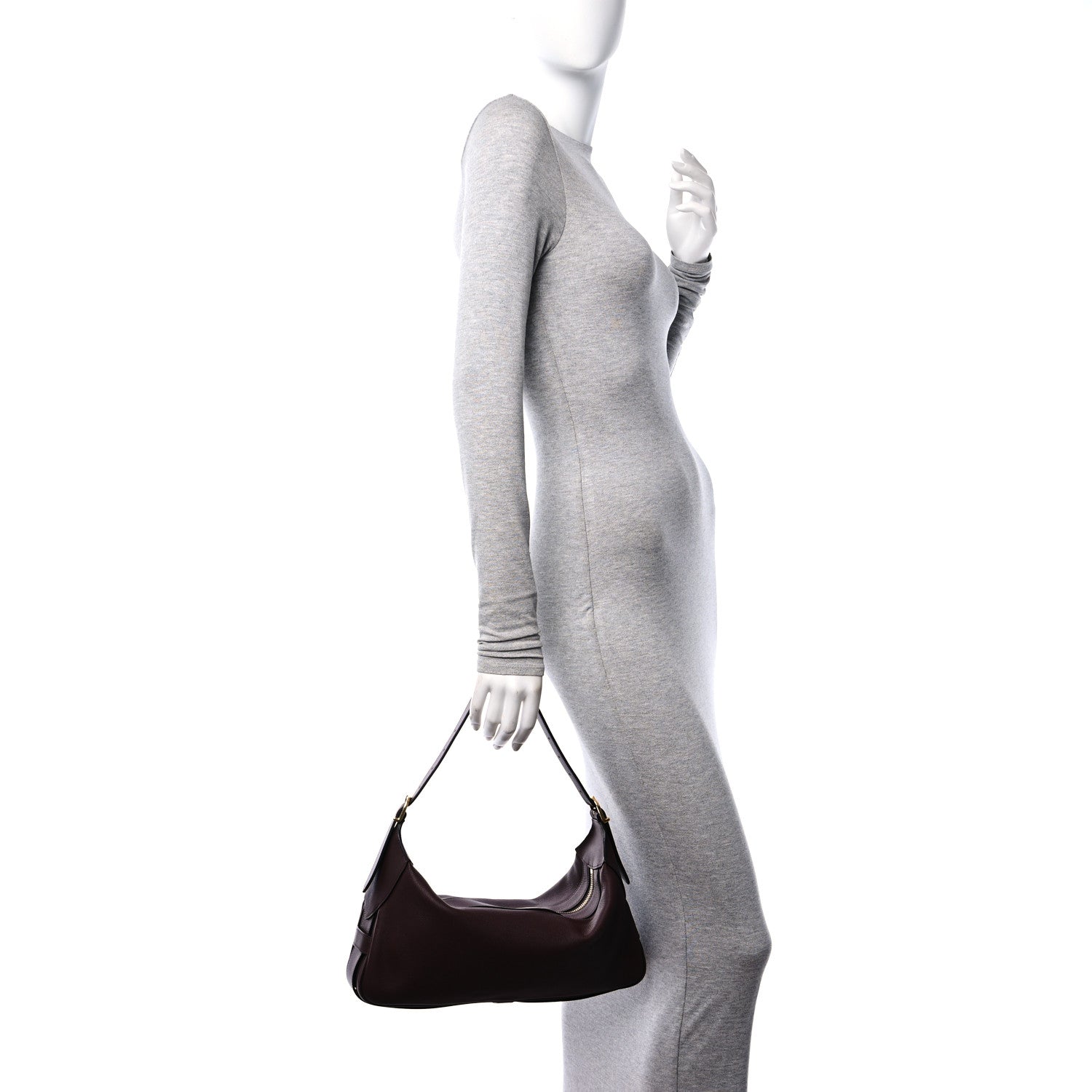 Celine Supple Calfskin Medium Romy Shoulder Bag Hickory 2 of 9