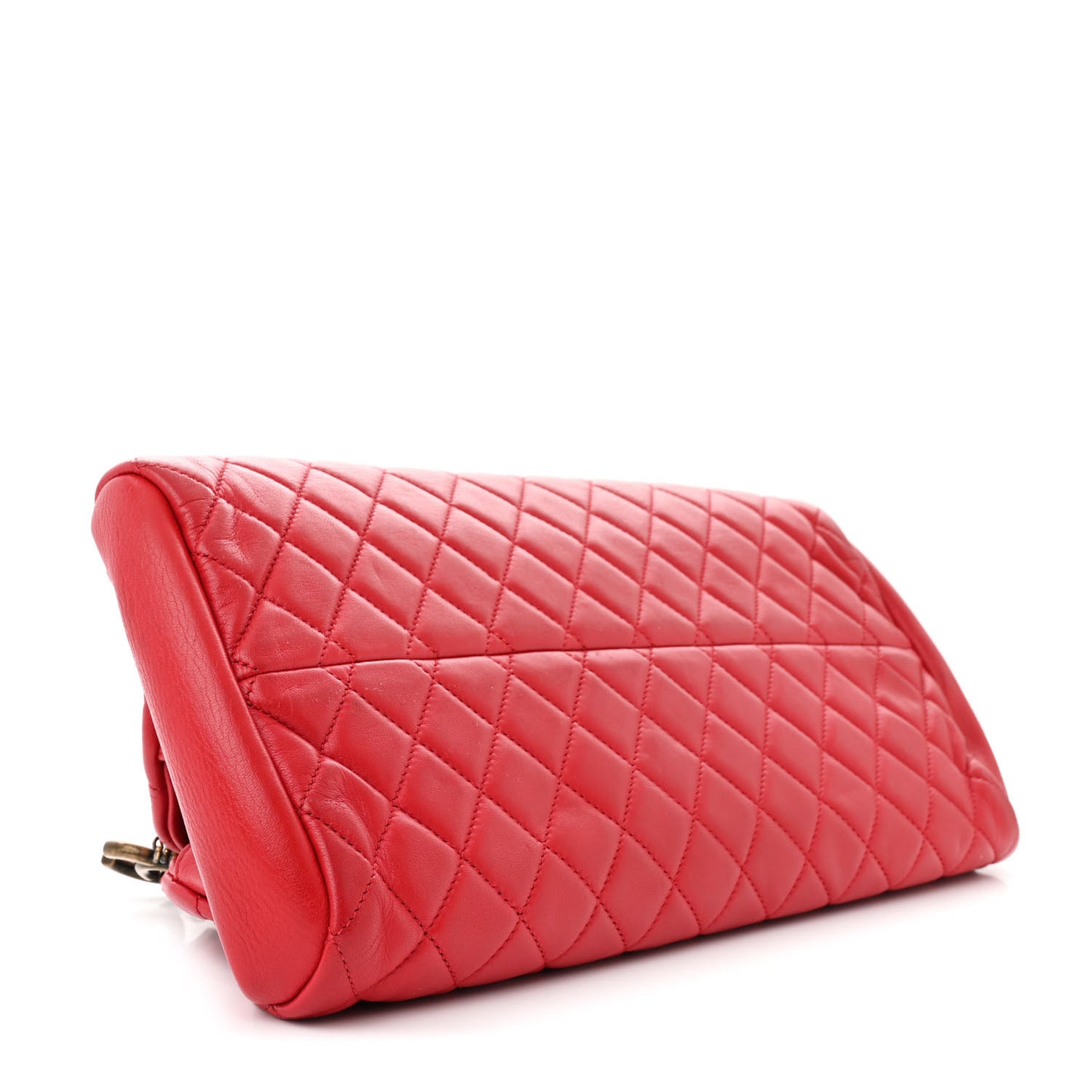 Lambskin Quilted Medium Just Mademoiselle Red