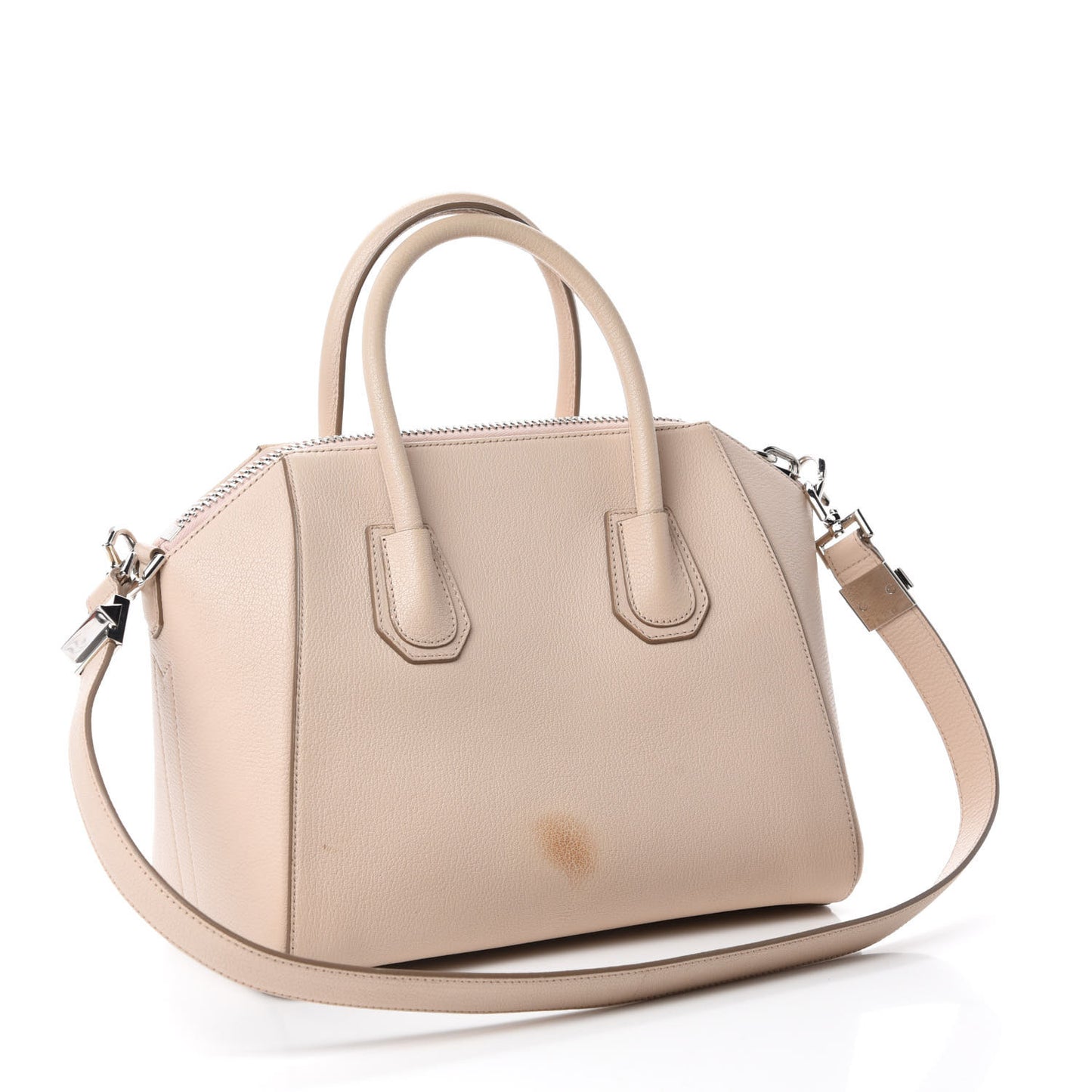 Sugar Goatskin Small Antigona Light Beige