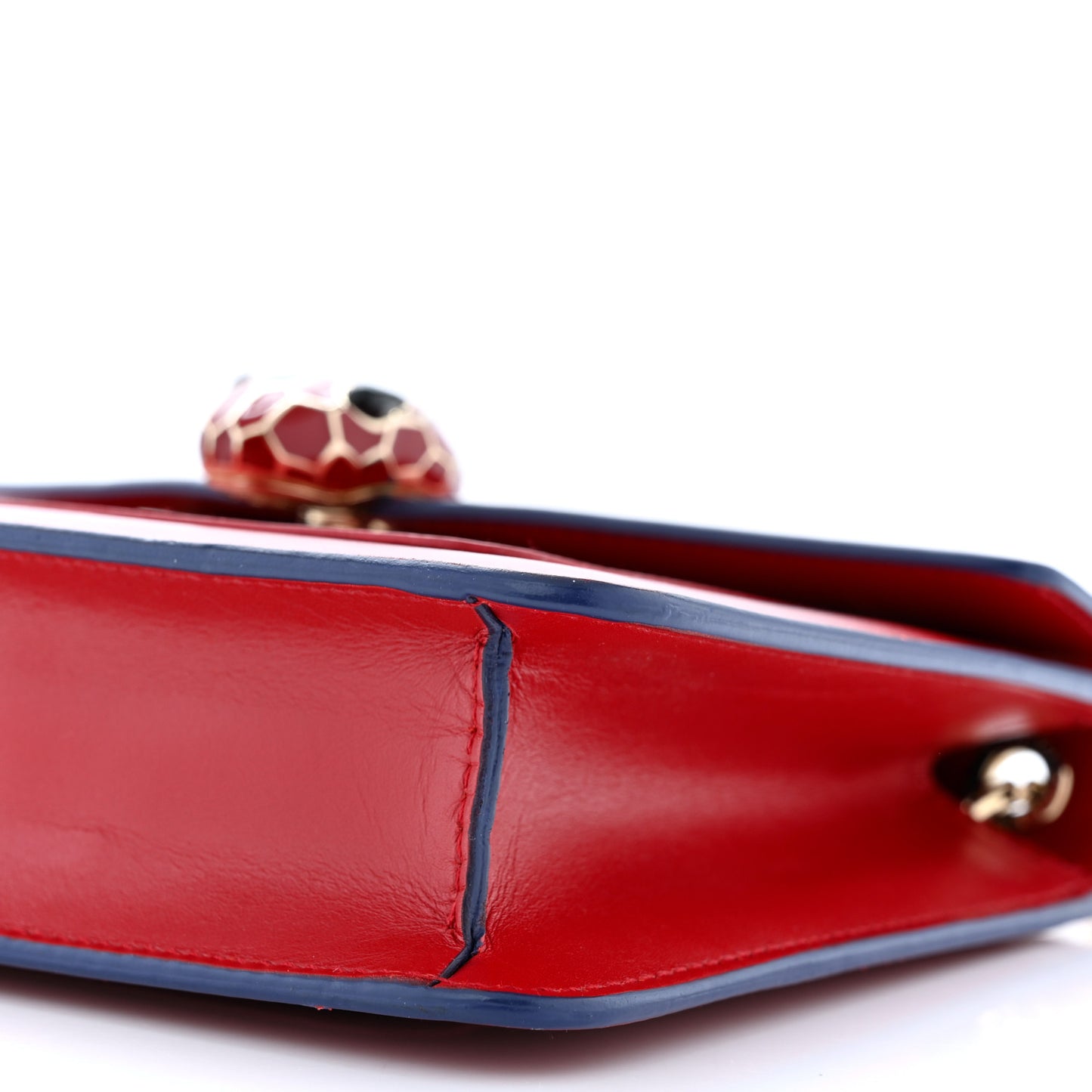 Calfskin Serpenti In Love Forever Crossbody Bag Red