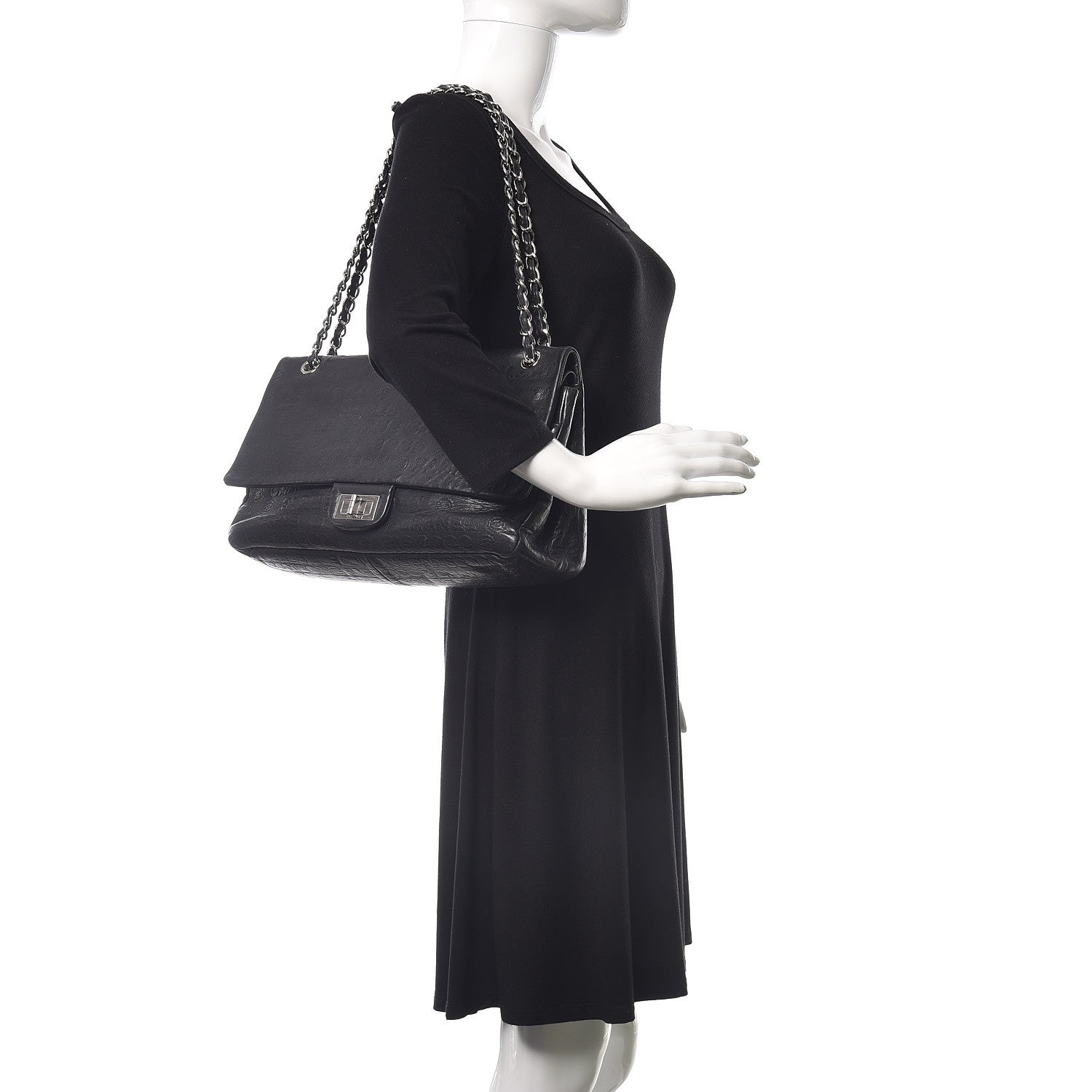 Chanel Calfskin Unlimited Jumbo Double Flap Black 2 of 22