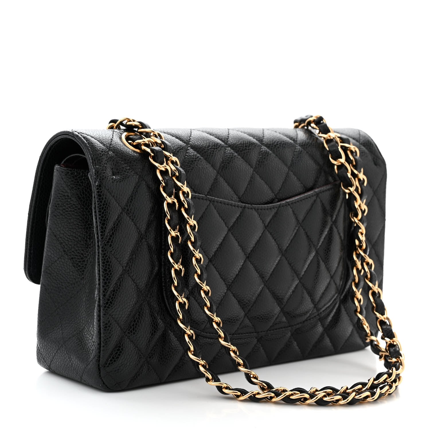 Chanel Caviar Quilted Medium Double Flap Black 3 of 11