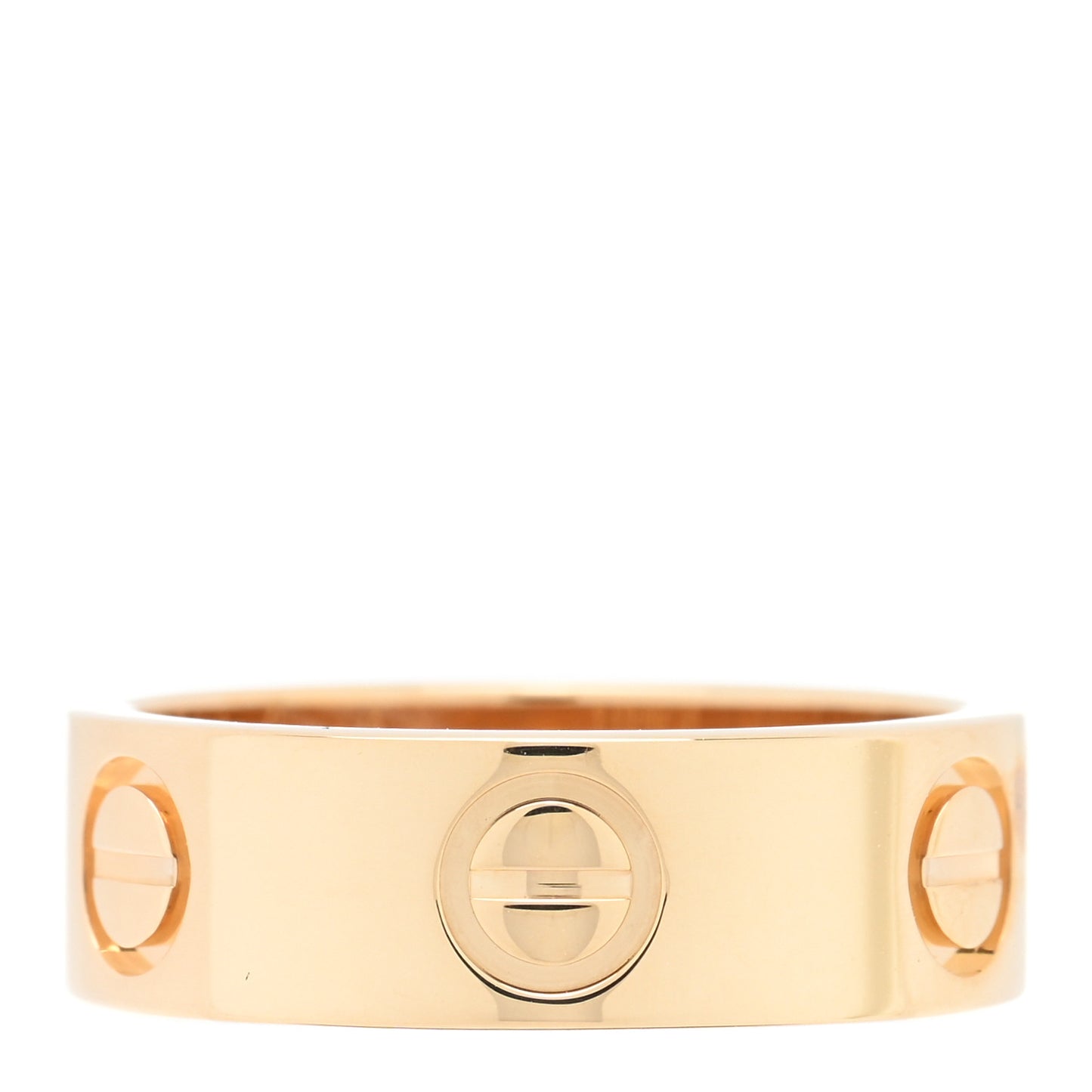 18K Yellow Gold 5.5mm LOVE Ring 48 4.5