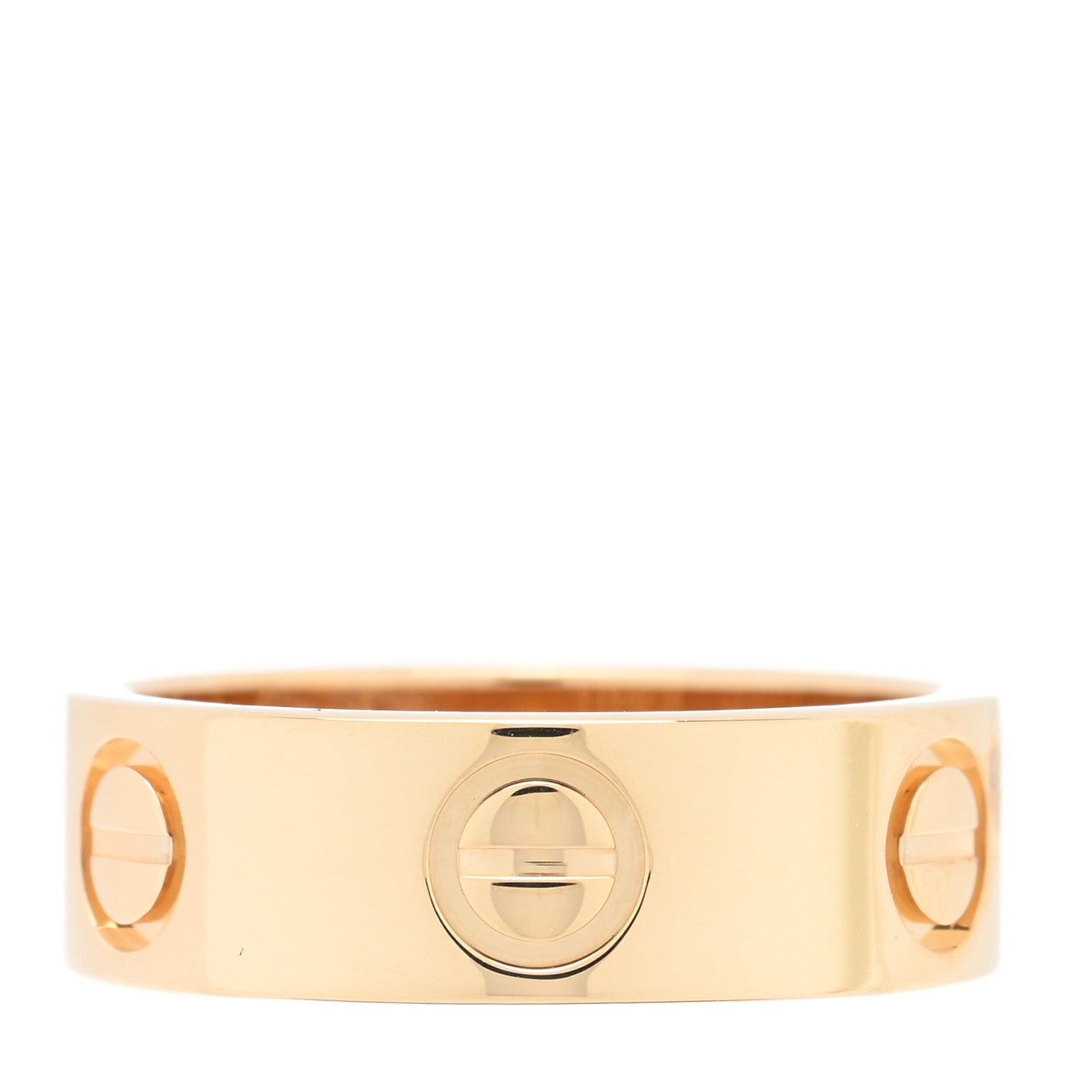 Cartier 18K Yellow Gold 5.5mm LOVE Ring 48 4.5 1 of 4