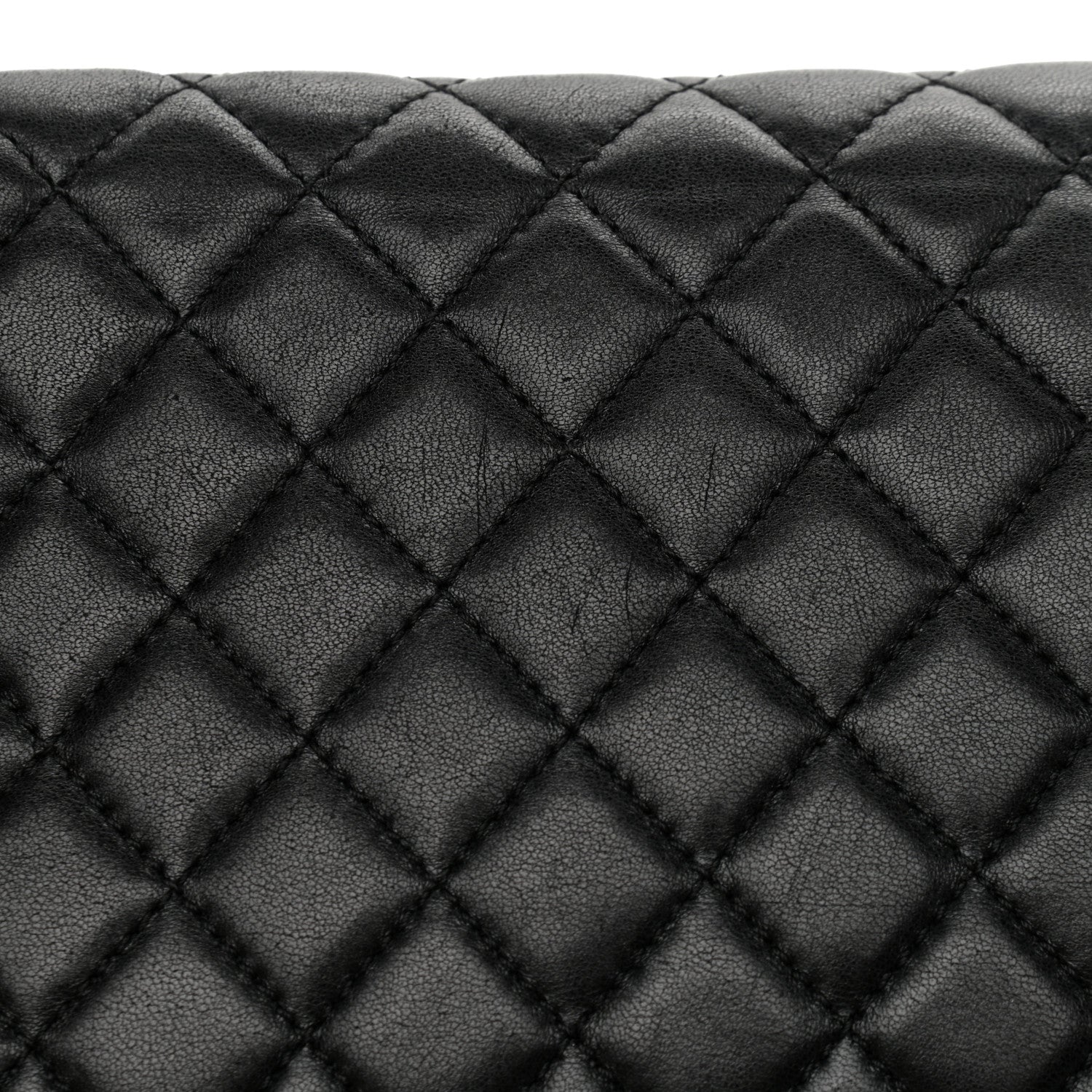 Chanel Lambskin Quilted Horizontal Boy Brick Studded Flap Black 15 of 15