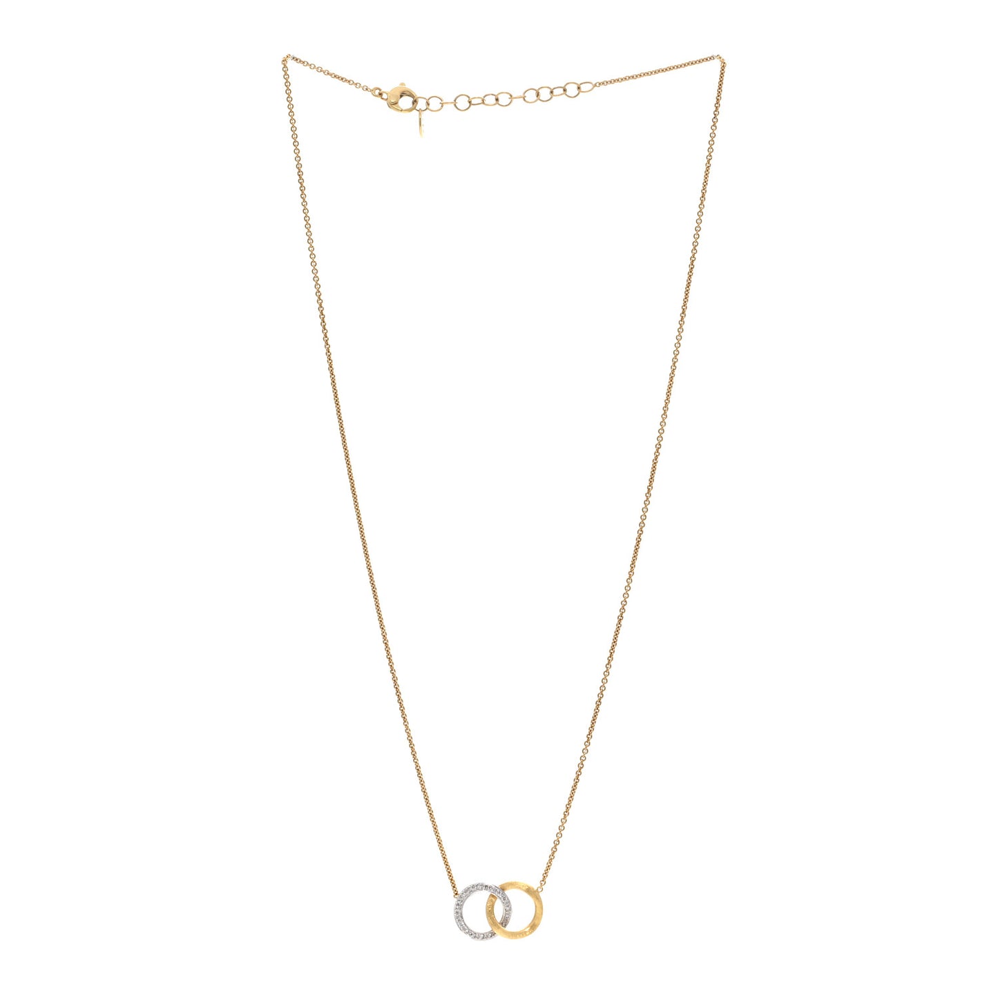 18K Yellow Gold Diamond Jaipur Pendant Necklace