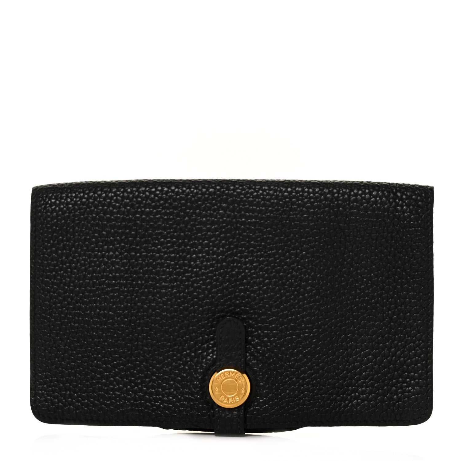 Hermes Togo Dogon Wallet Black 1 of 8
