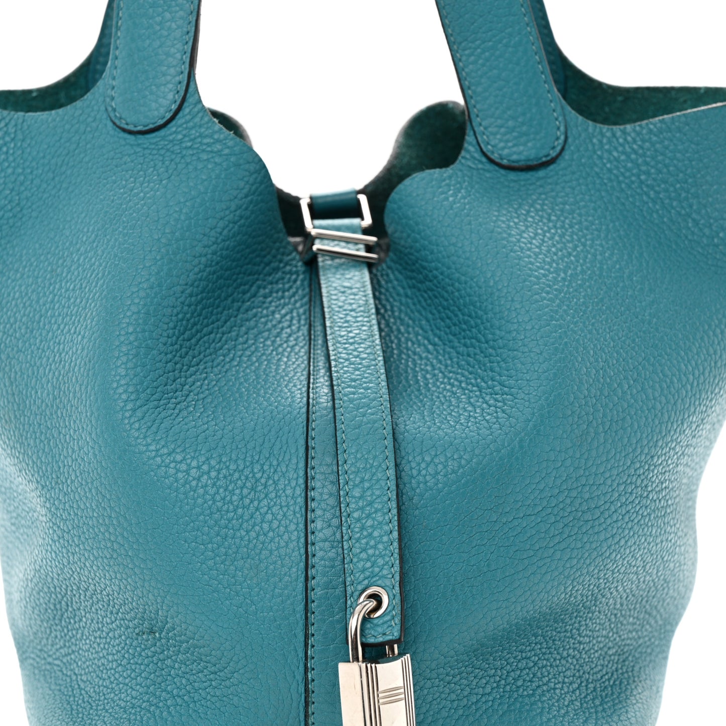 Taurillon Clemence Picotin Lock 22 MM Turquoise