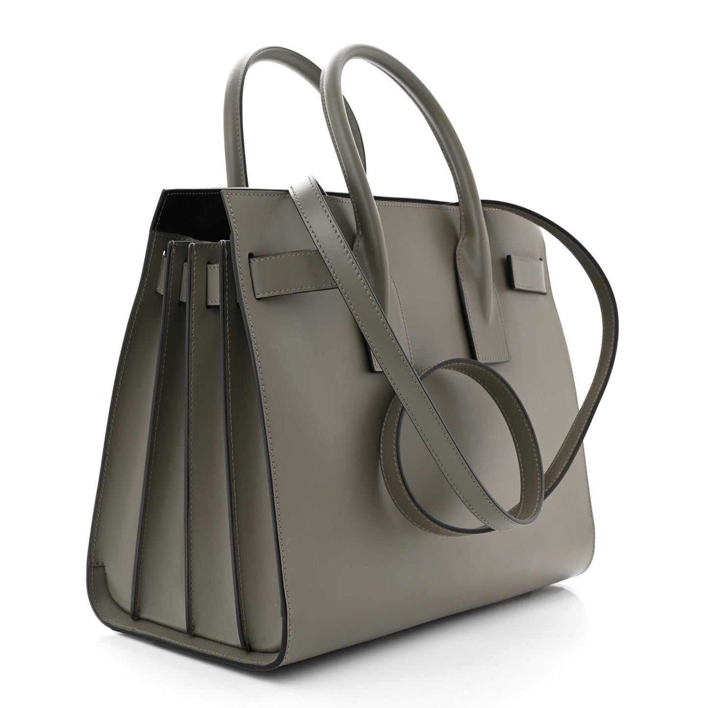 Smooth Calfskin Small Sac De Jour Kaki Militaire