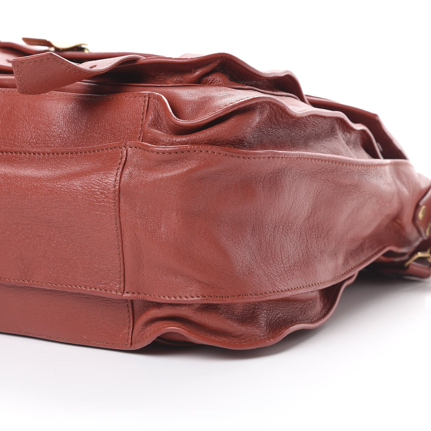 Lambskin PS1 Extra Large Satchel Mandarin Red