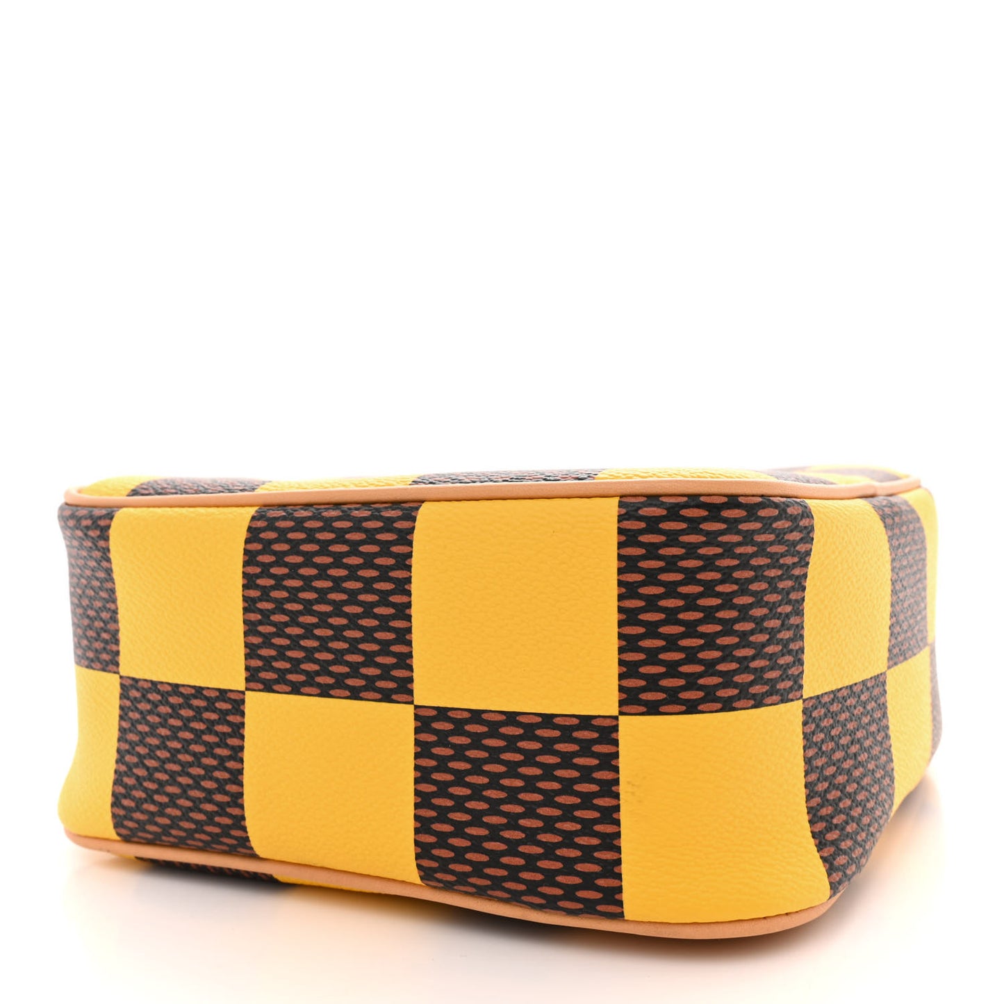 Damier Pop Chess Messenger Jaune Mat