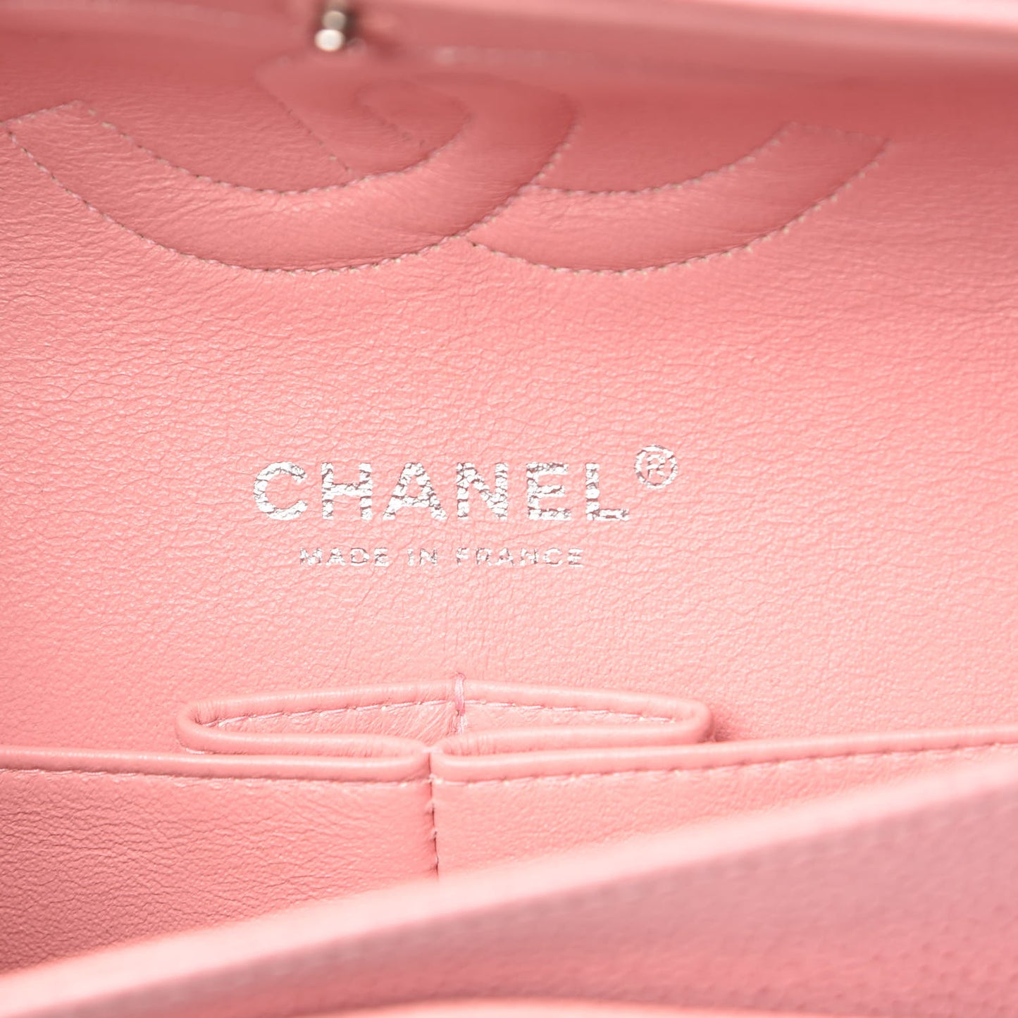 Caviar Quilted Medium Double Flap Pink