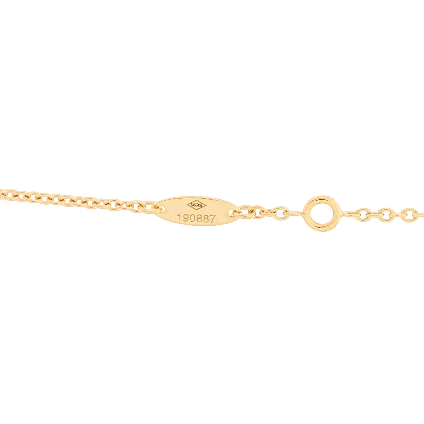 18K Yellow Gold Diamond Mimirose Pendant Necklace