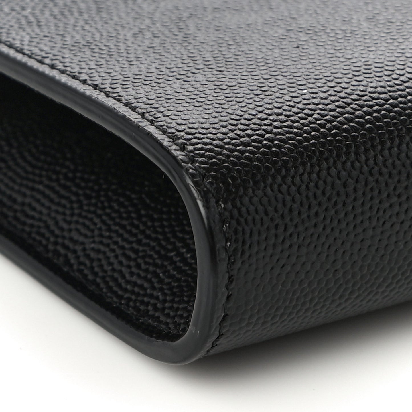 Grain De Poudre Monogram Cassandra Chain Wallet Black