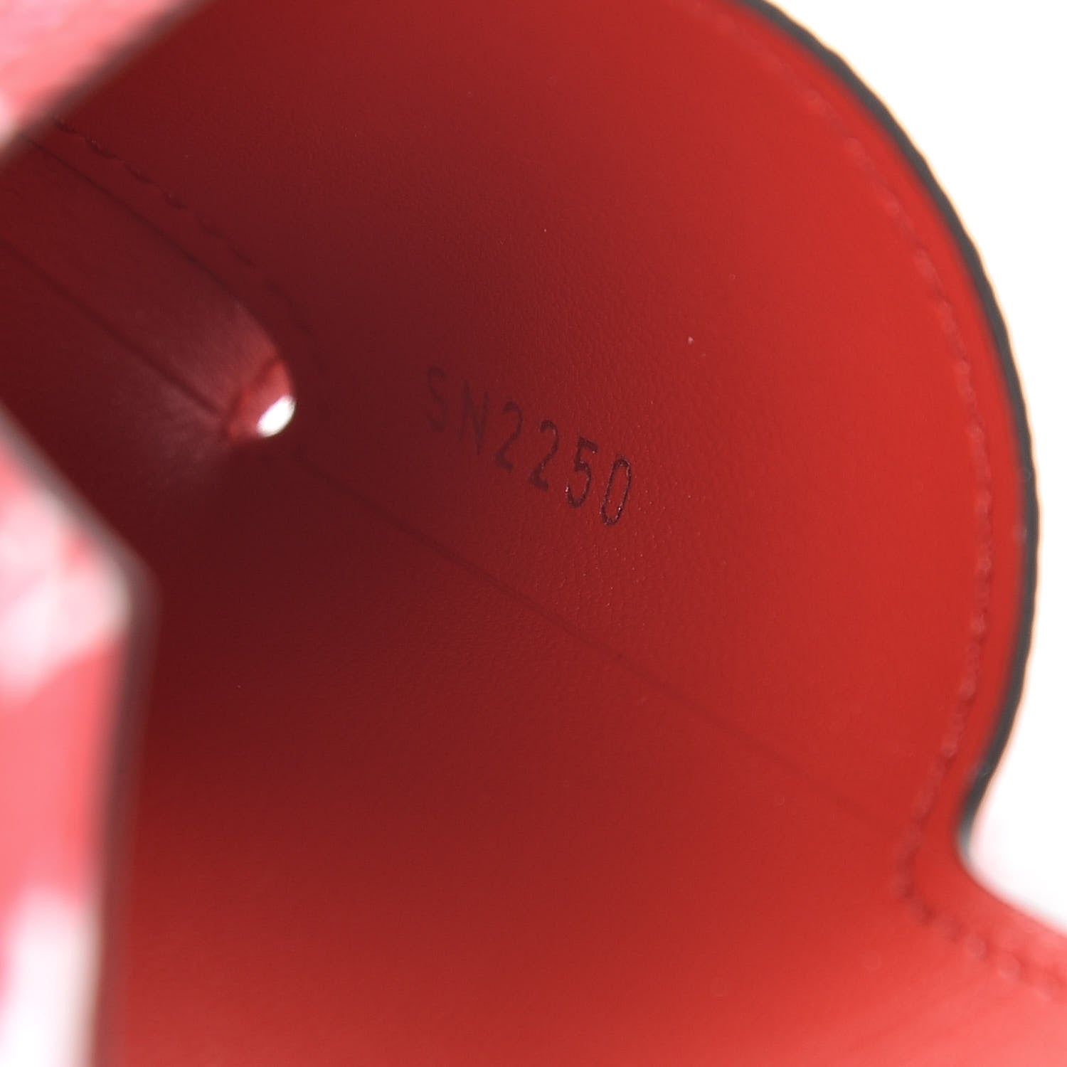 Louis Vuitton Monogram Escale Small Kirigami Pochette Insert Red 7 of 7