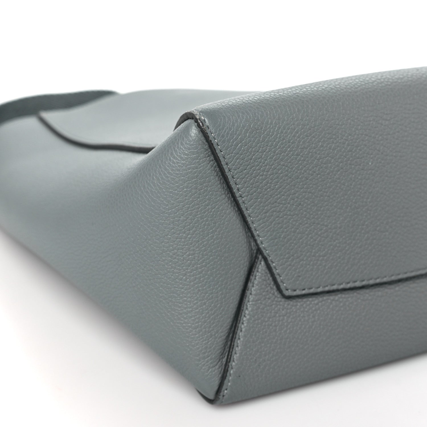 Celine Soft Grained Calfskin Small Sangle Bucket Bag Grey 7 of 9