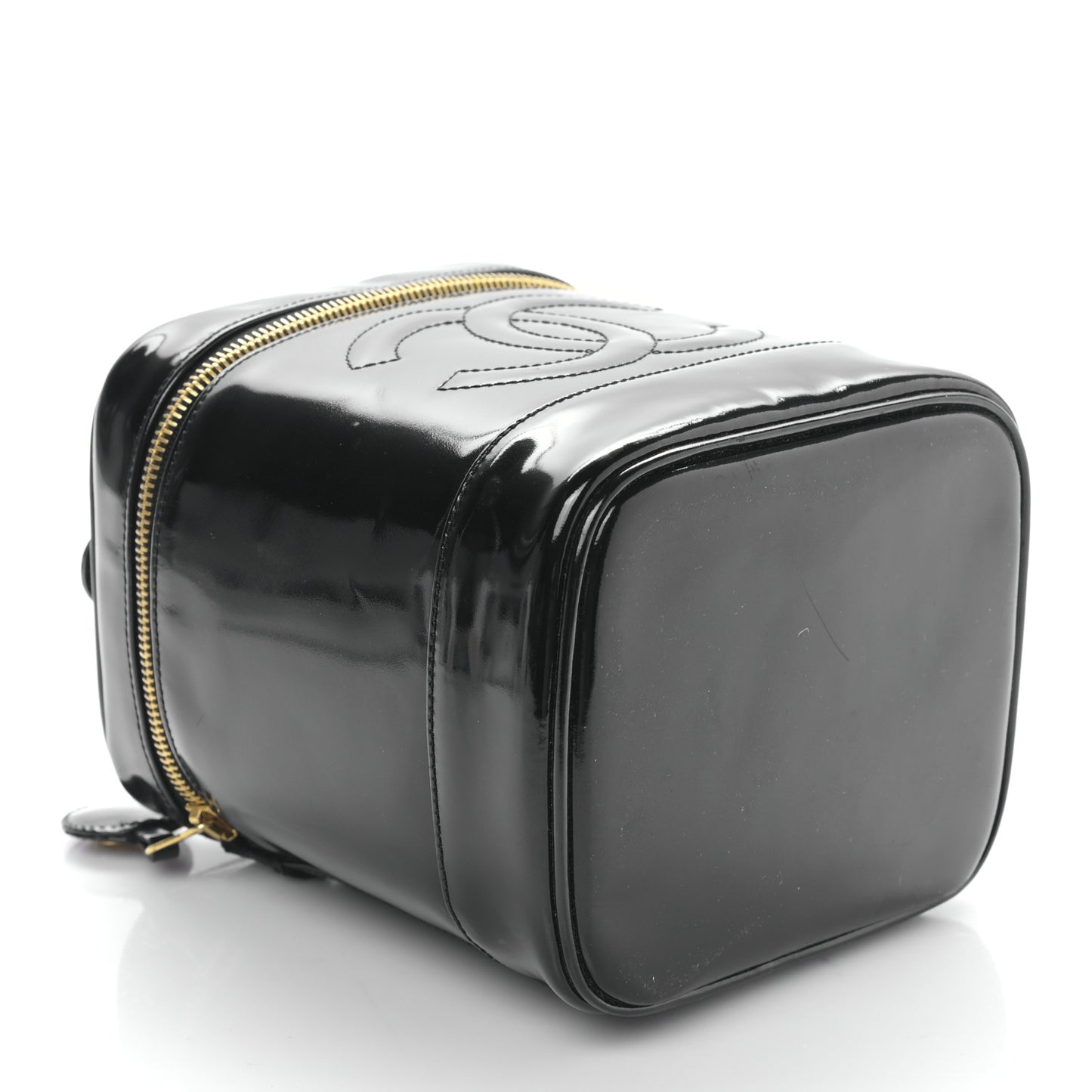 Patent Timeless Vanity Cosmetic Case Black