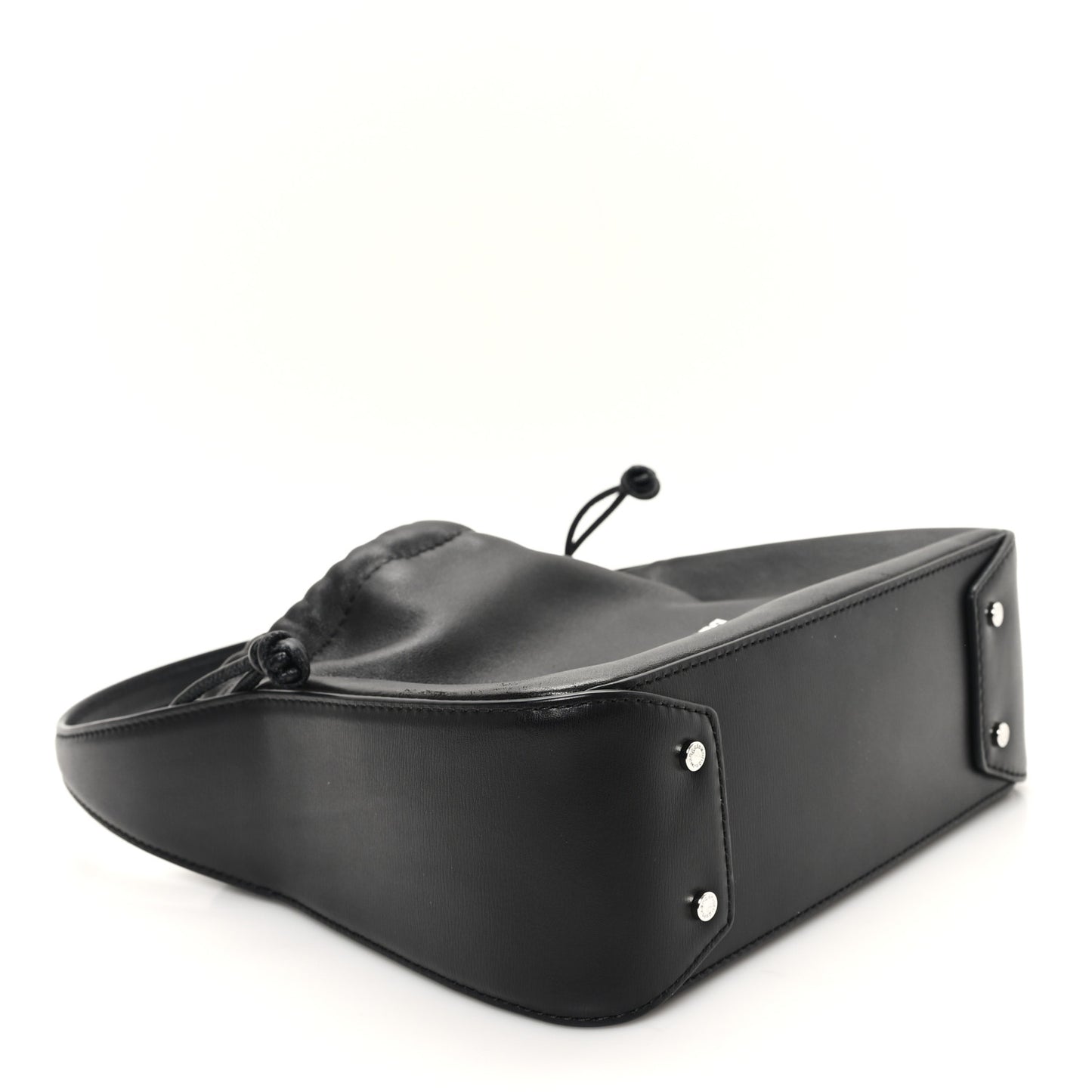 Lambskin Nylon Small Ryan Bag Black