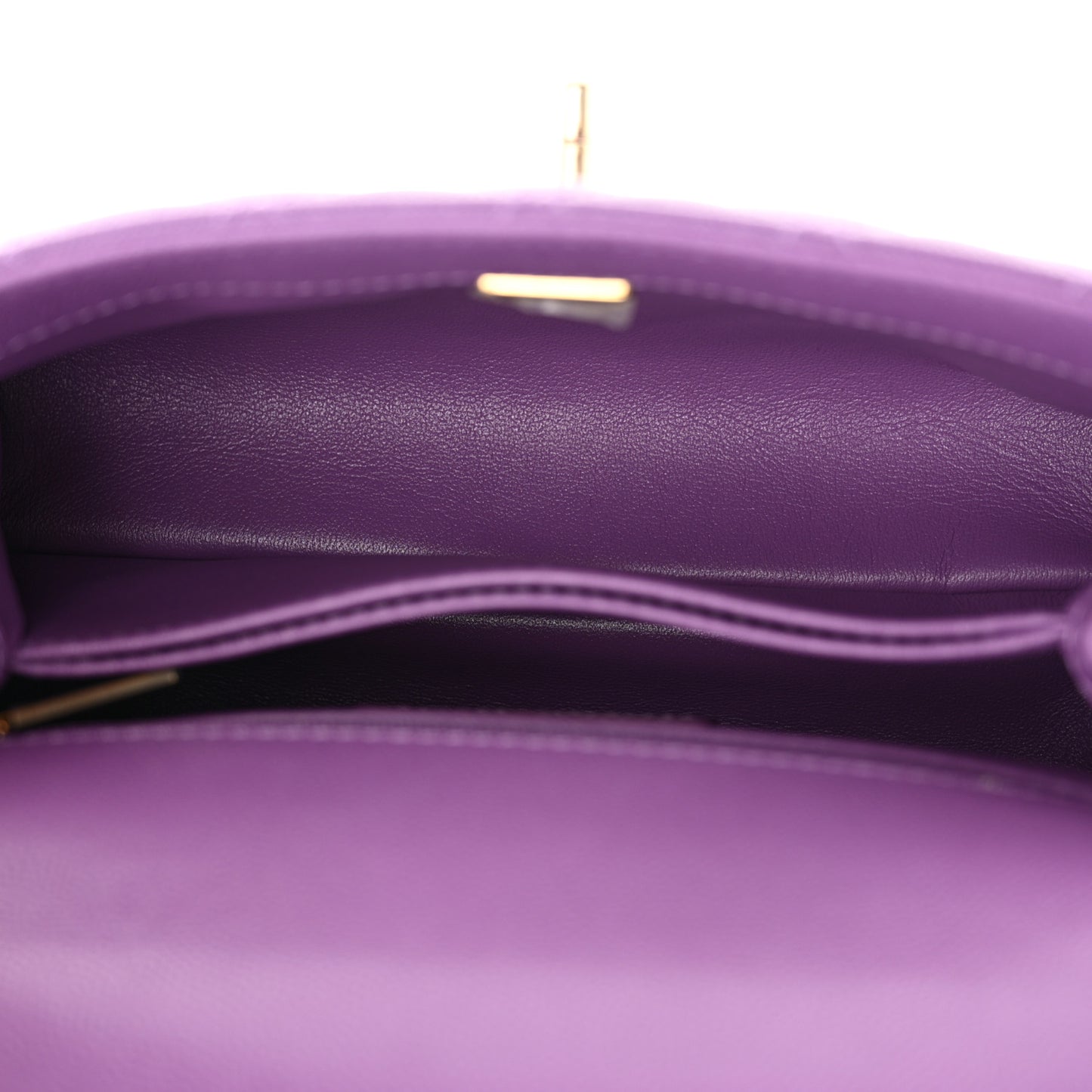 Caviar Quilted Mini Coco Handle Flap Purple