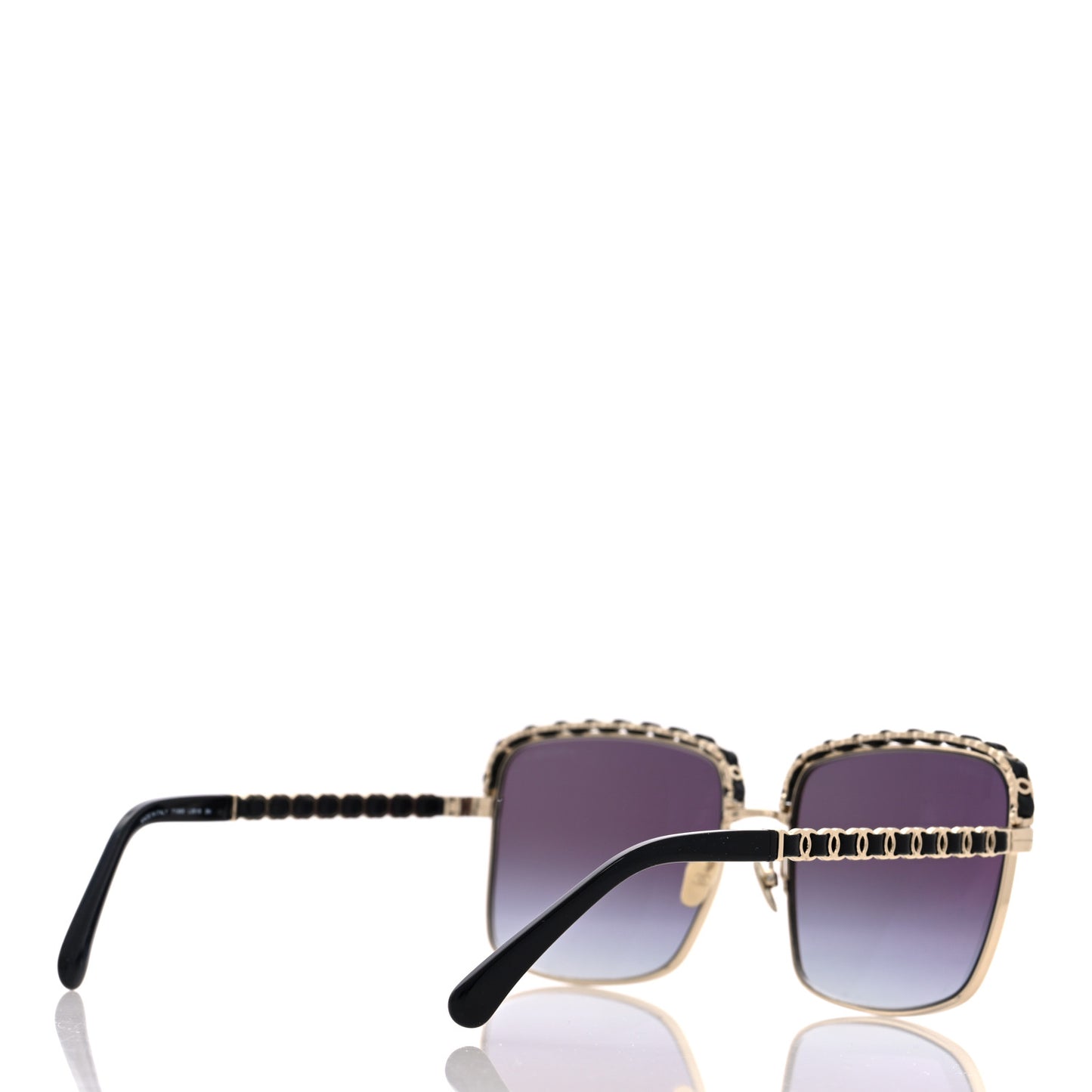 Metal Square Chain Sunglasses 71369 Grey