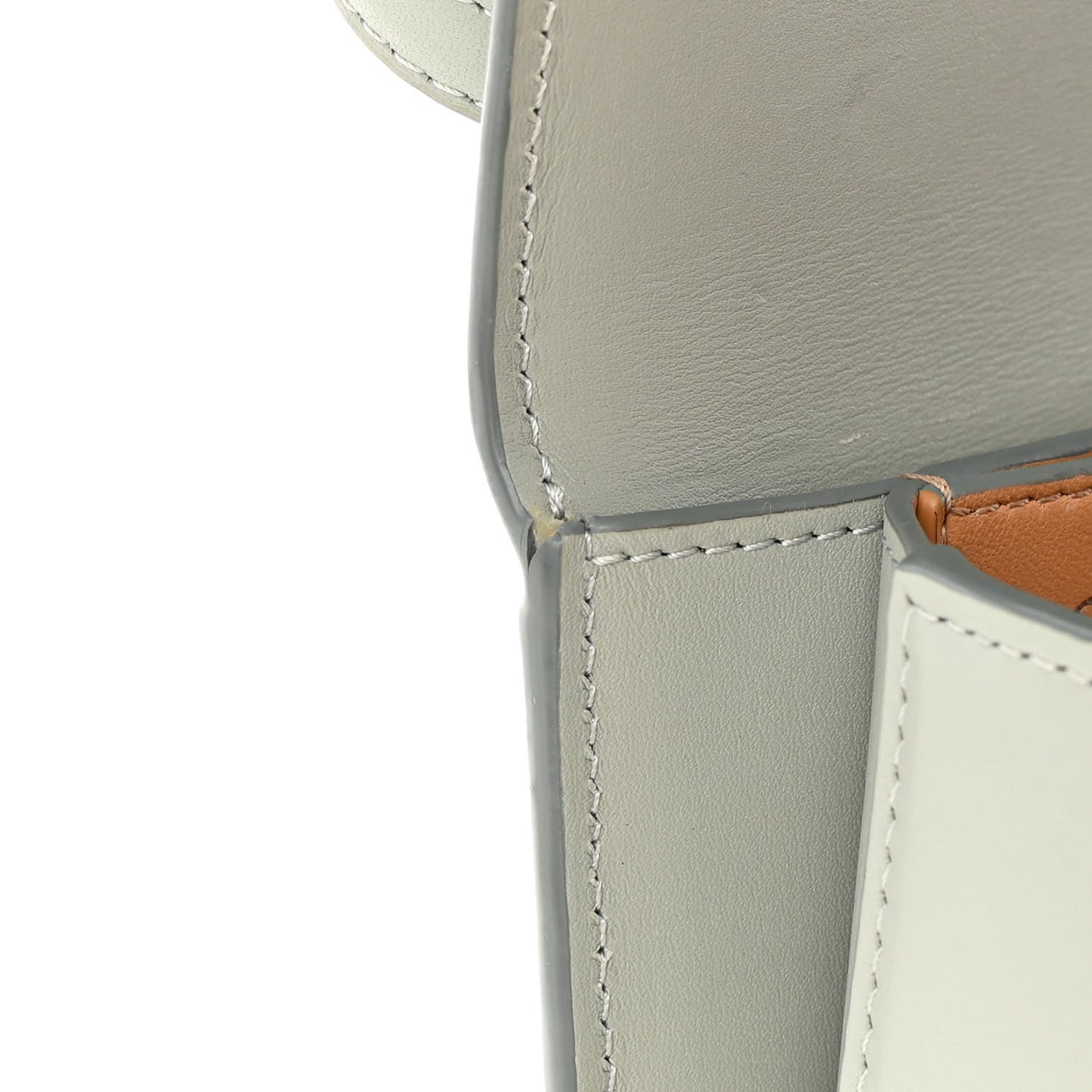 Silk Calfskin Small Goya Bag Gray