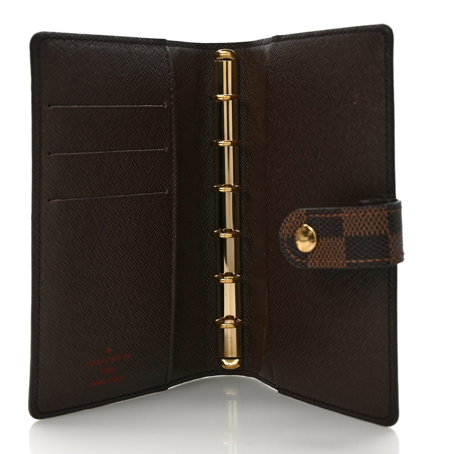 Damier Ebene Small Ring Agenda Cover