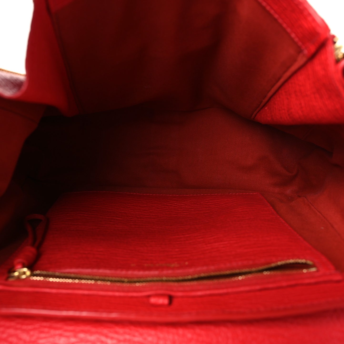 Textured Calfskin Medium Pashli Satchel Red