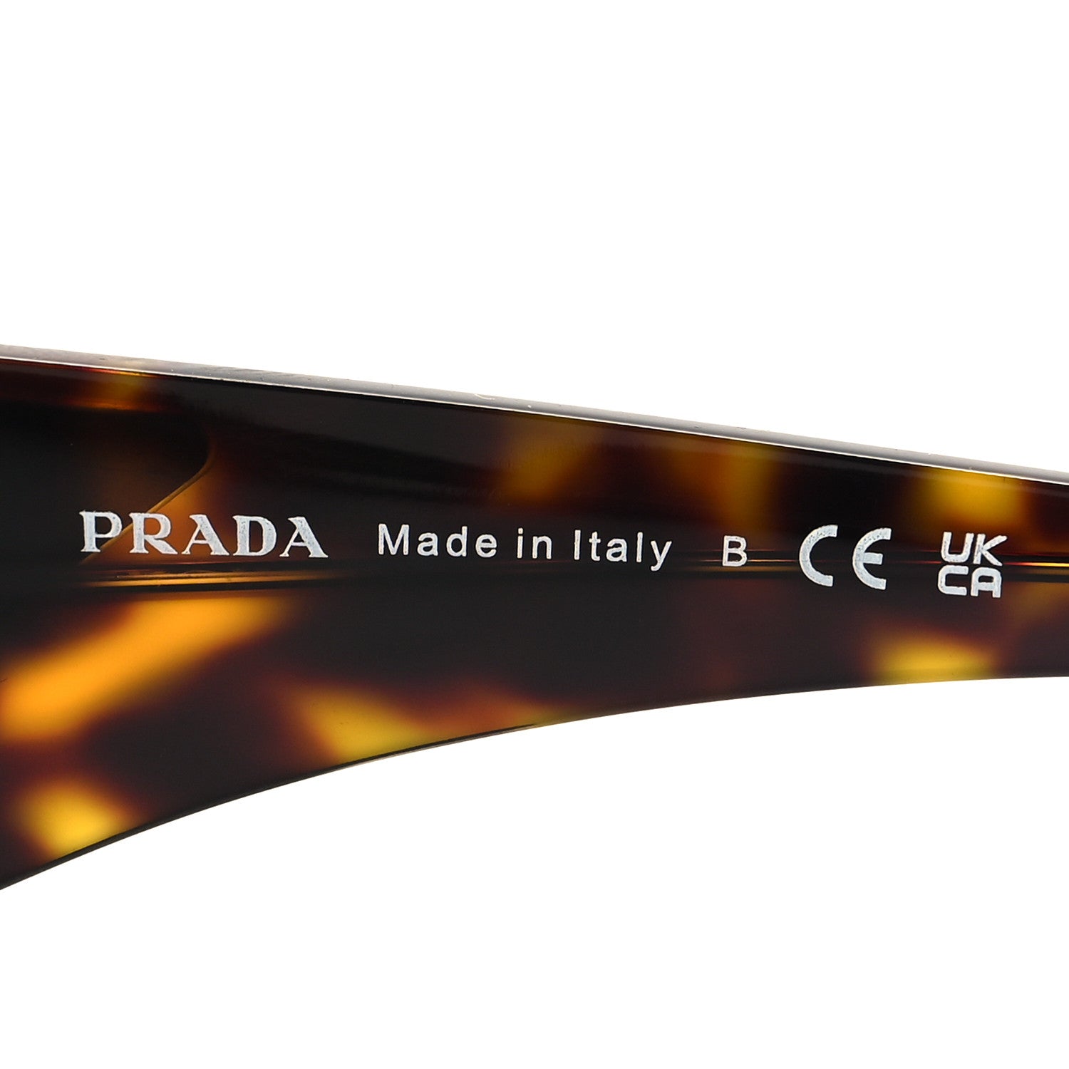 Prada Acetate Symbole Sunglasses SPR 13Z Havana 5 of 6