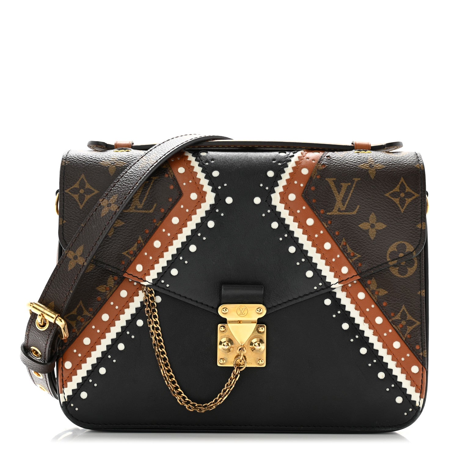 Louis Vuitton Monogram Brogue Pochette Metis 1 of 13