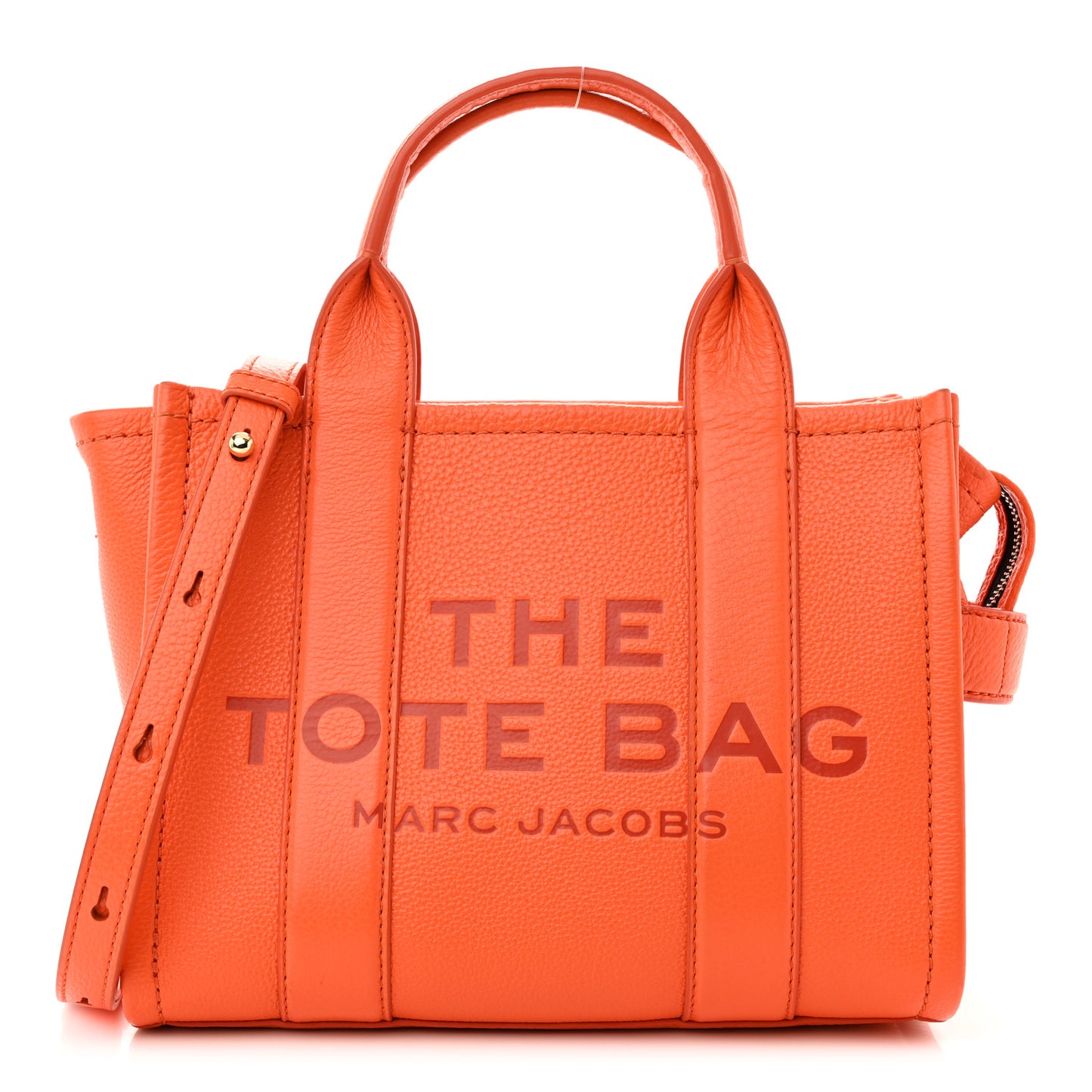 Grained Calfskin Small The Tote Bag Dragon Fire