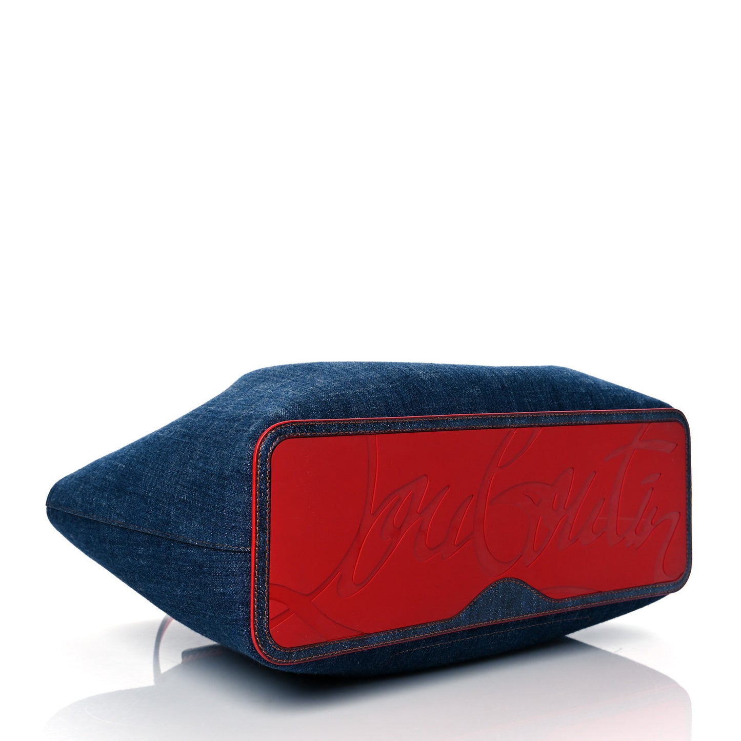 Denim Spiked Small Cabarock Shopper Tote