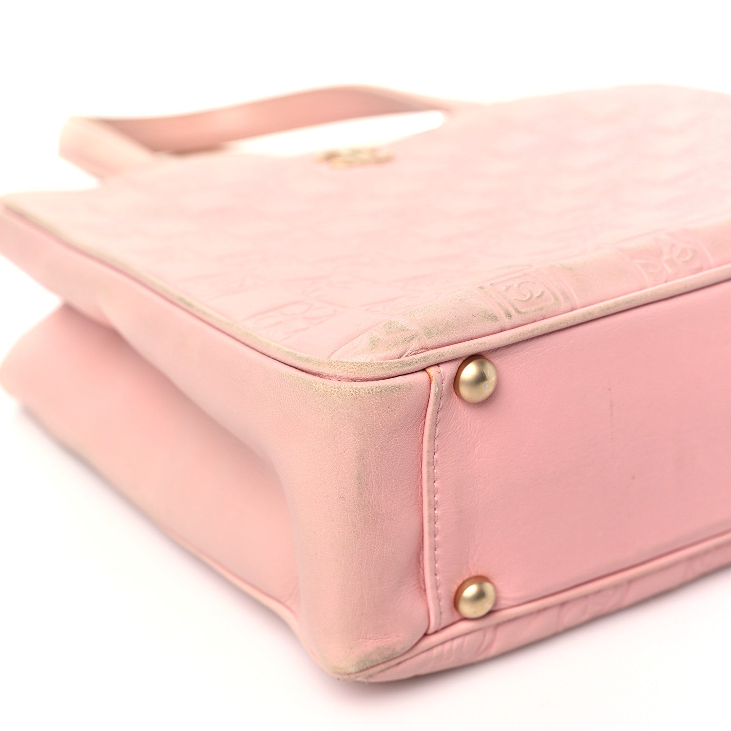 Chanel Lambskin Precious Symbols Shopping Tote Pink 9 of 16