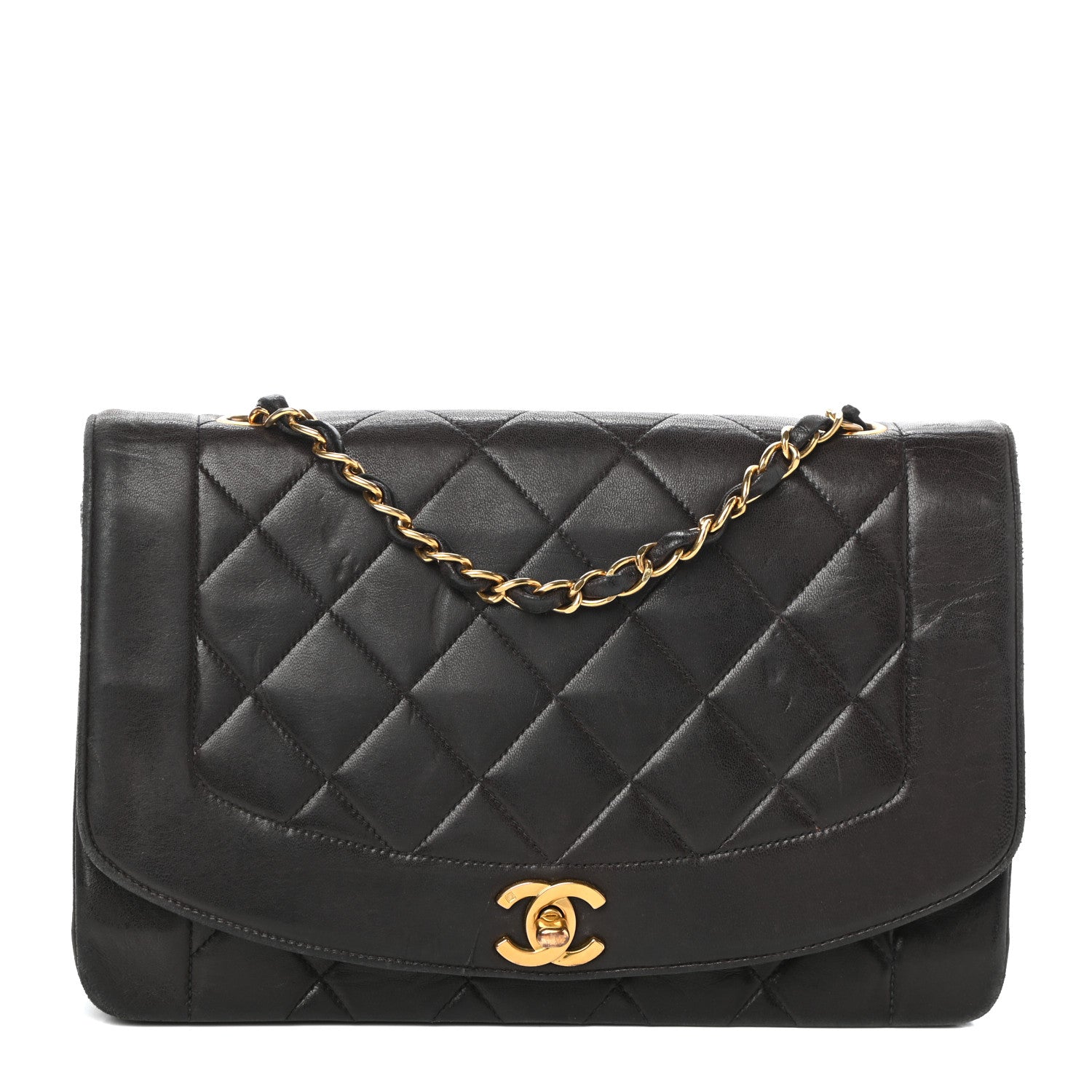 Chanel Lambskin Quilted Medium Single Flap Brown 1 of 11