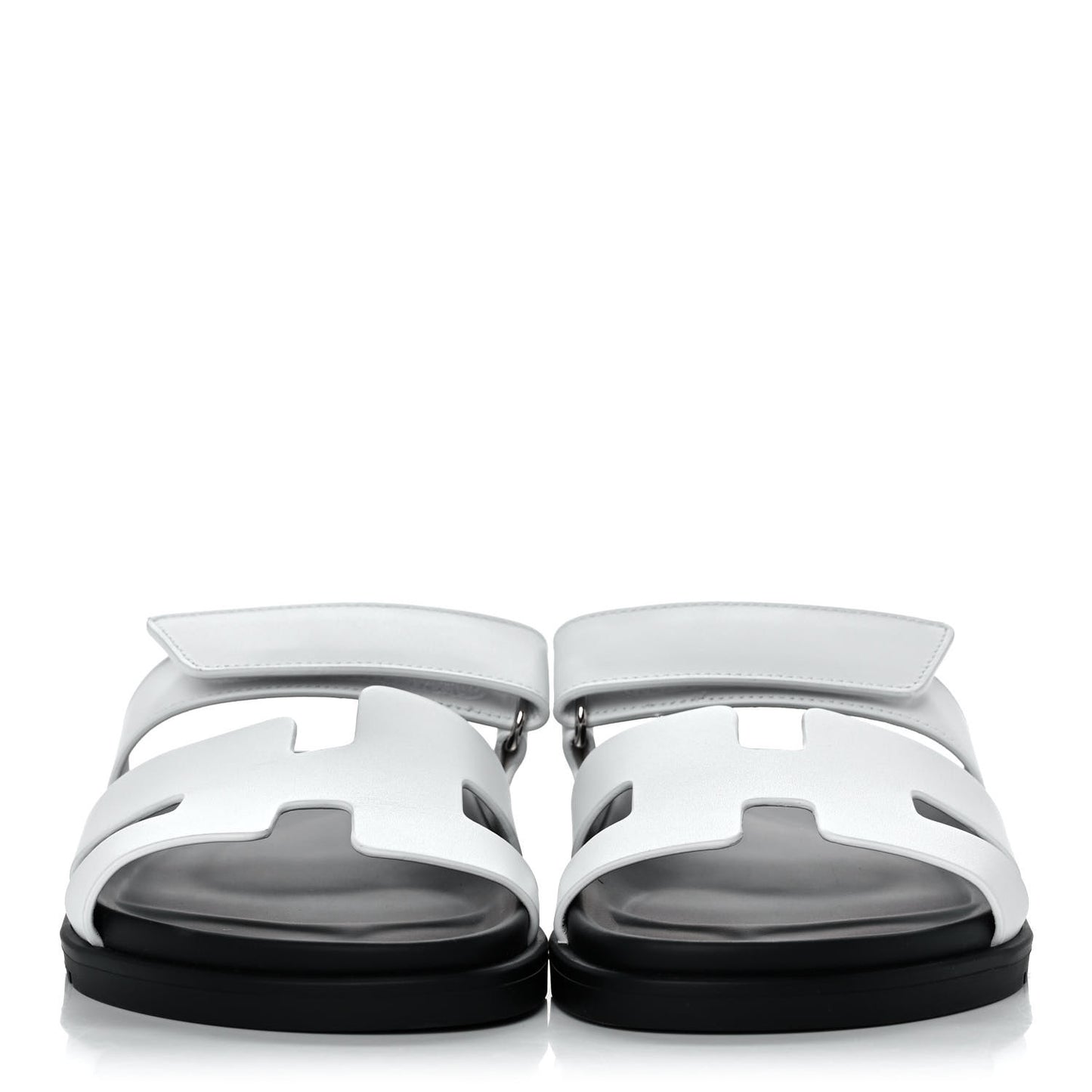 Calfskin Womens Chypre Sandals 38.5 White