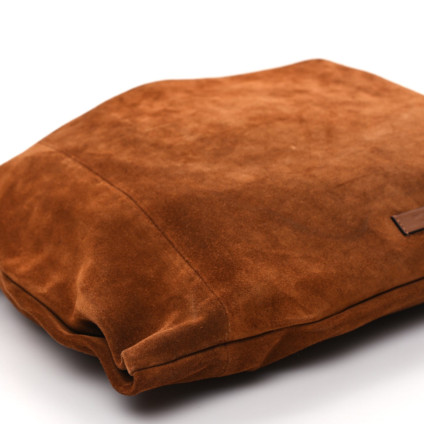 Suede Ana Hobo Bag Tan