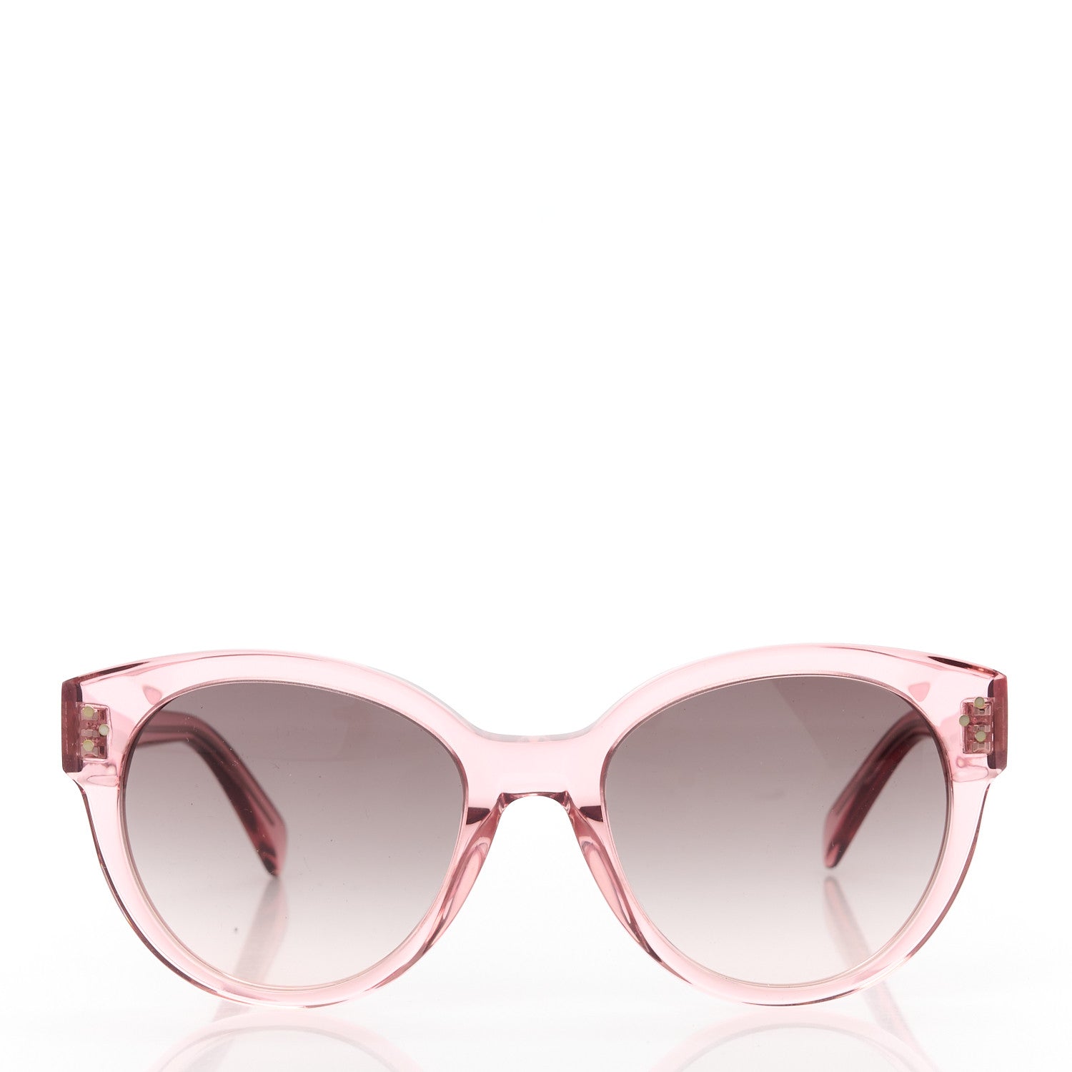 Celine Acetate Round Sunglasses CL401691 Pink 2 of 8