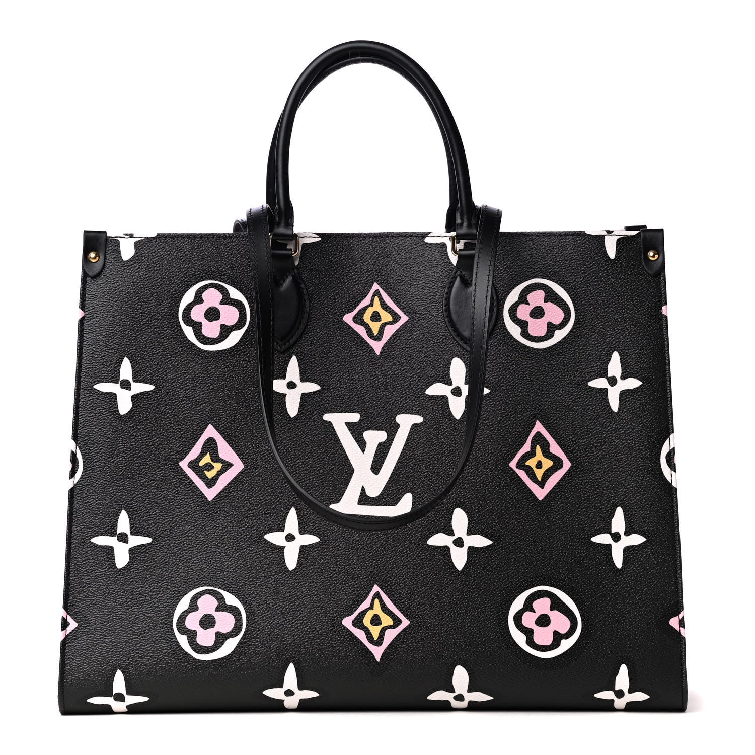 Louis Vuitton Monogram Giant Wild At Heart Onthego GM Black 834851