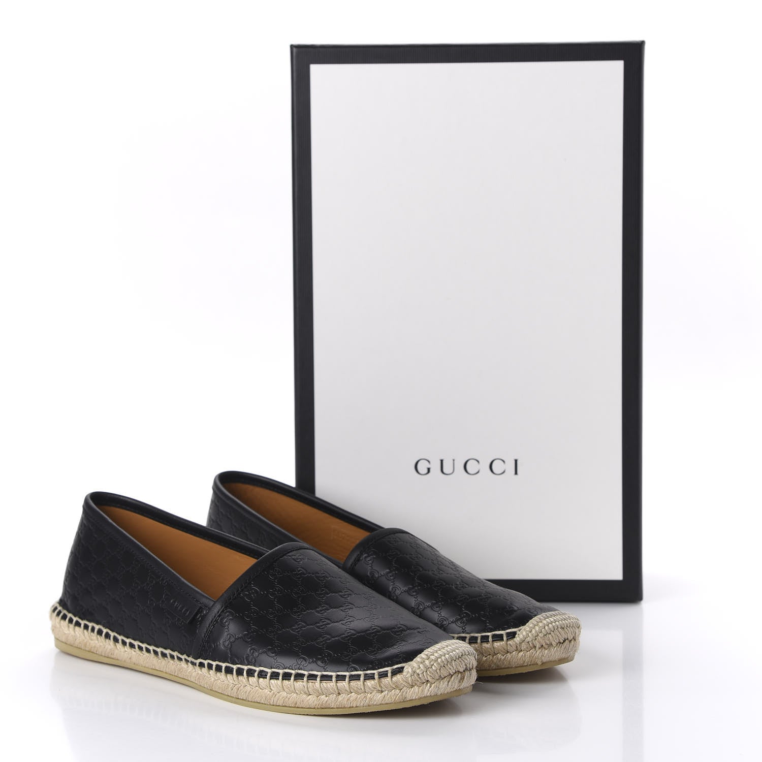 Gucci Microguccissima Signature Espadrilles 38 Black 9 of 9