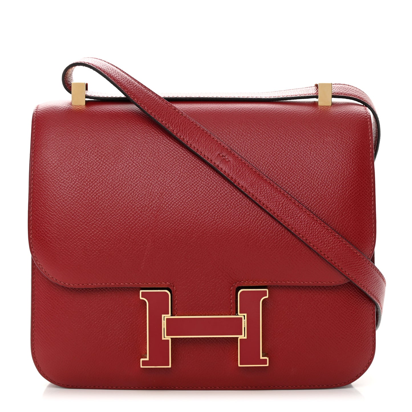 Epsom Enamel Constance 24 Rouge Grenat