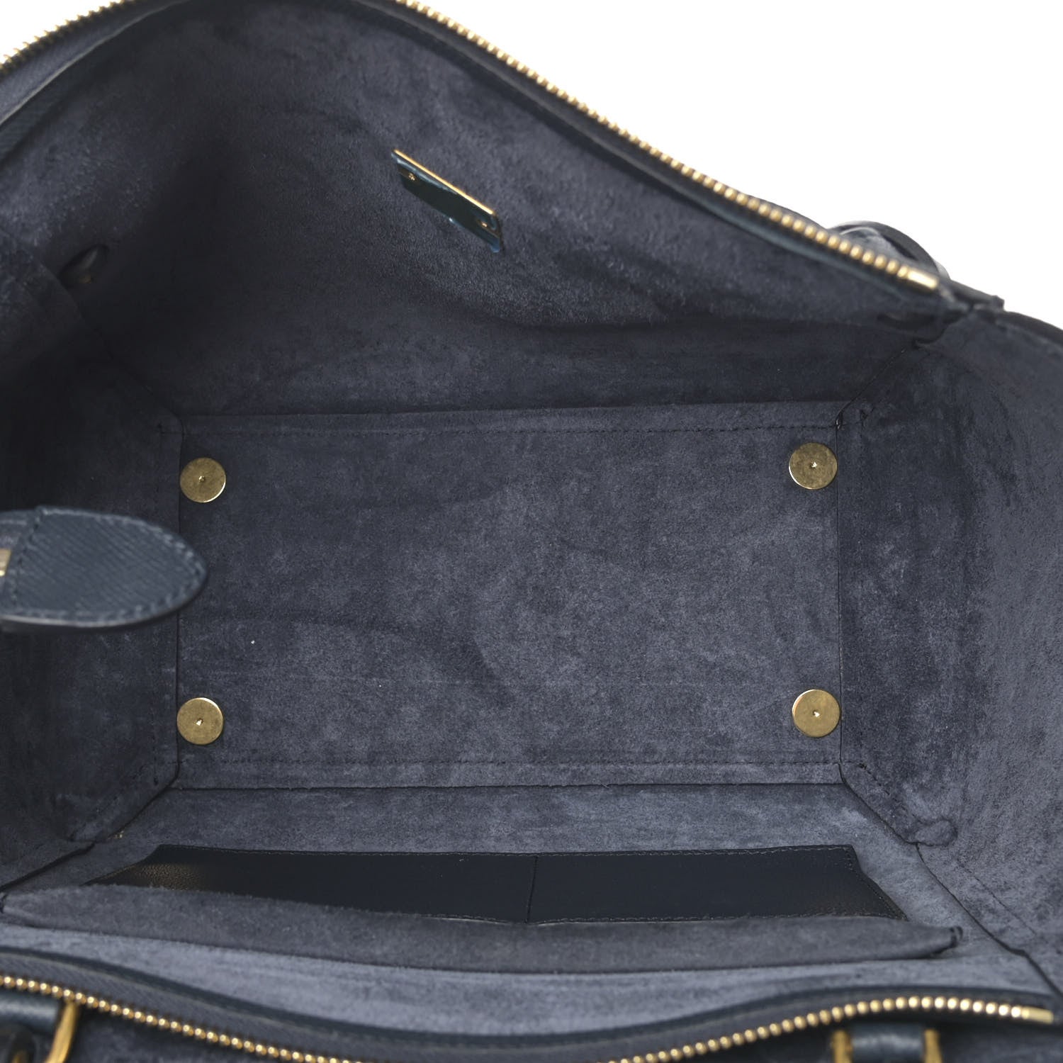 Celine Grained Calfskin Mini Belt Bag Grey 4 of 17