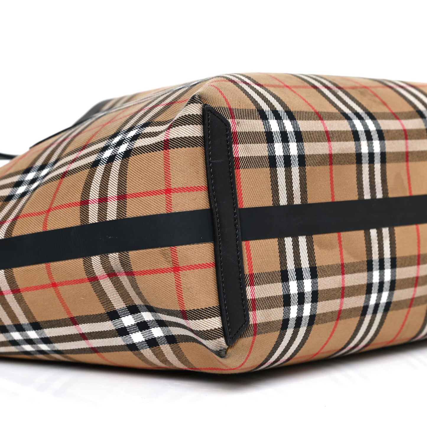 Vintage Check Medium The Giant Reversible Tote Antique Yellow Bright Red
