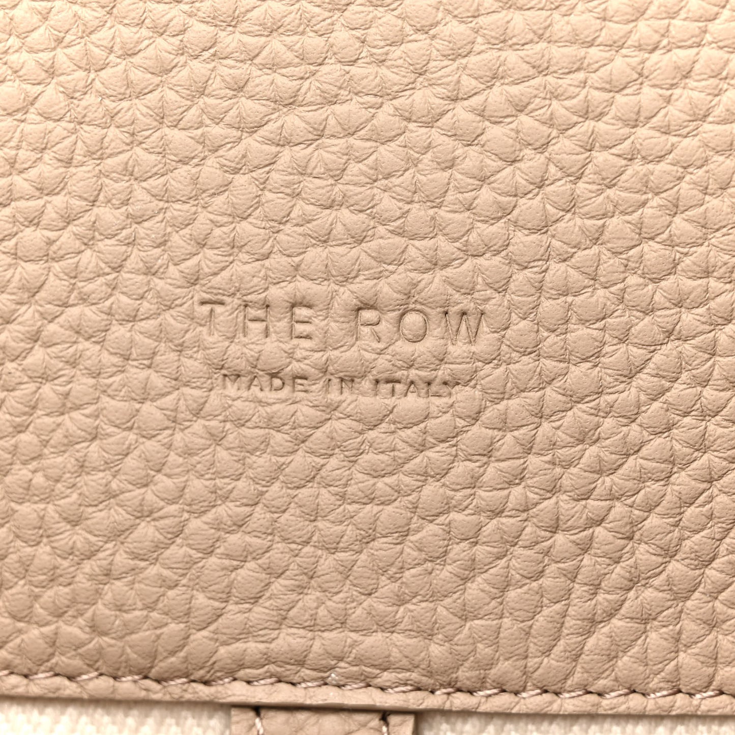 Matte Grained Calfskin Soft Margaux 15 Dark Taupe