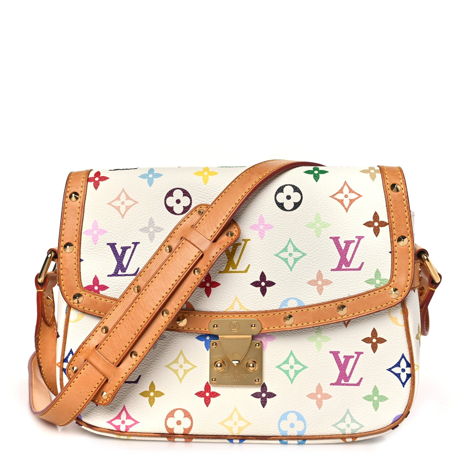 Louis Vuitton Monogram Multicolor Sologne White 1 of 8